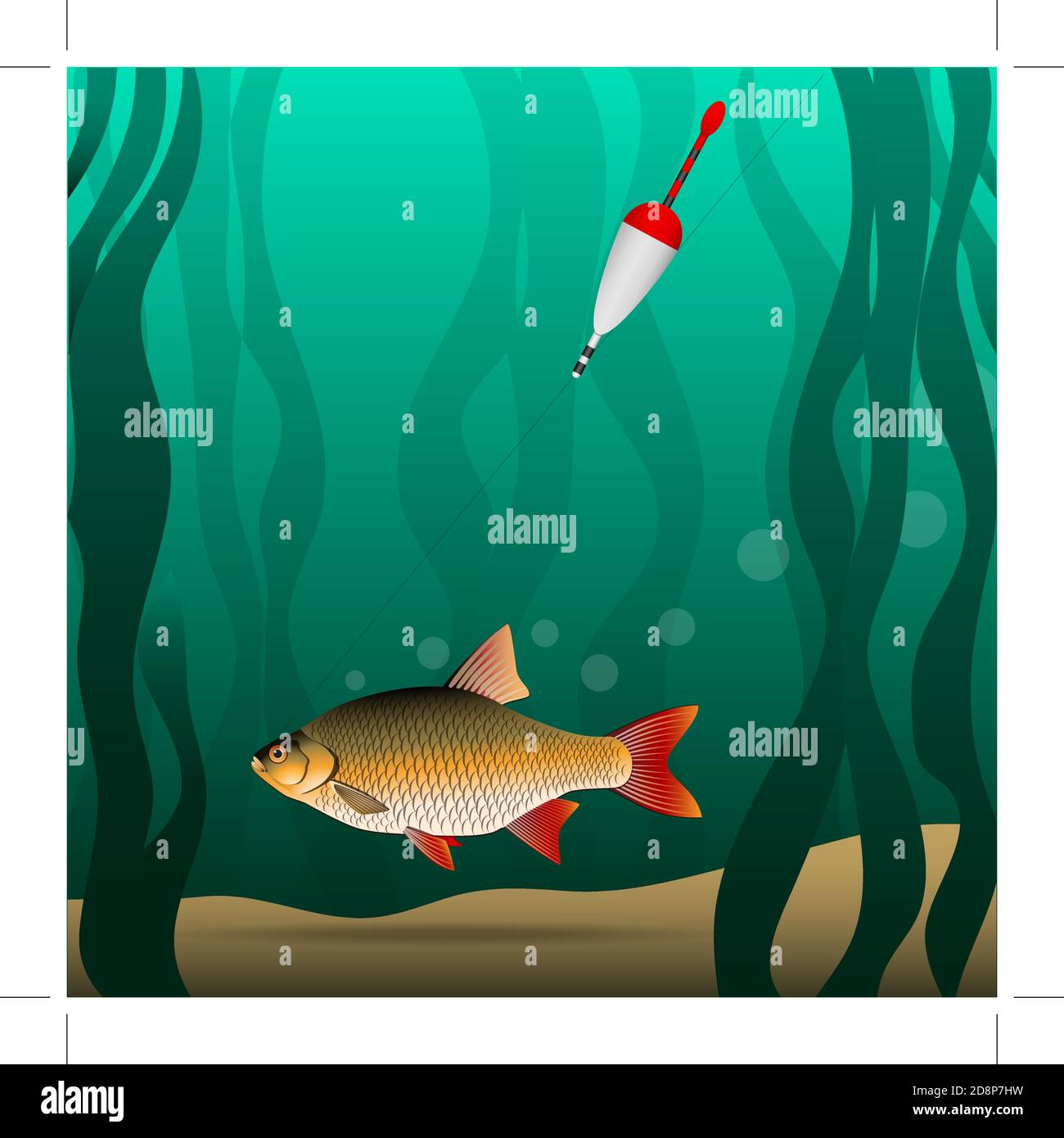 Carp fishing tackle Stock Vector Images - Alamy