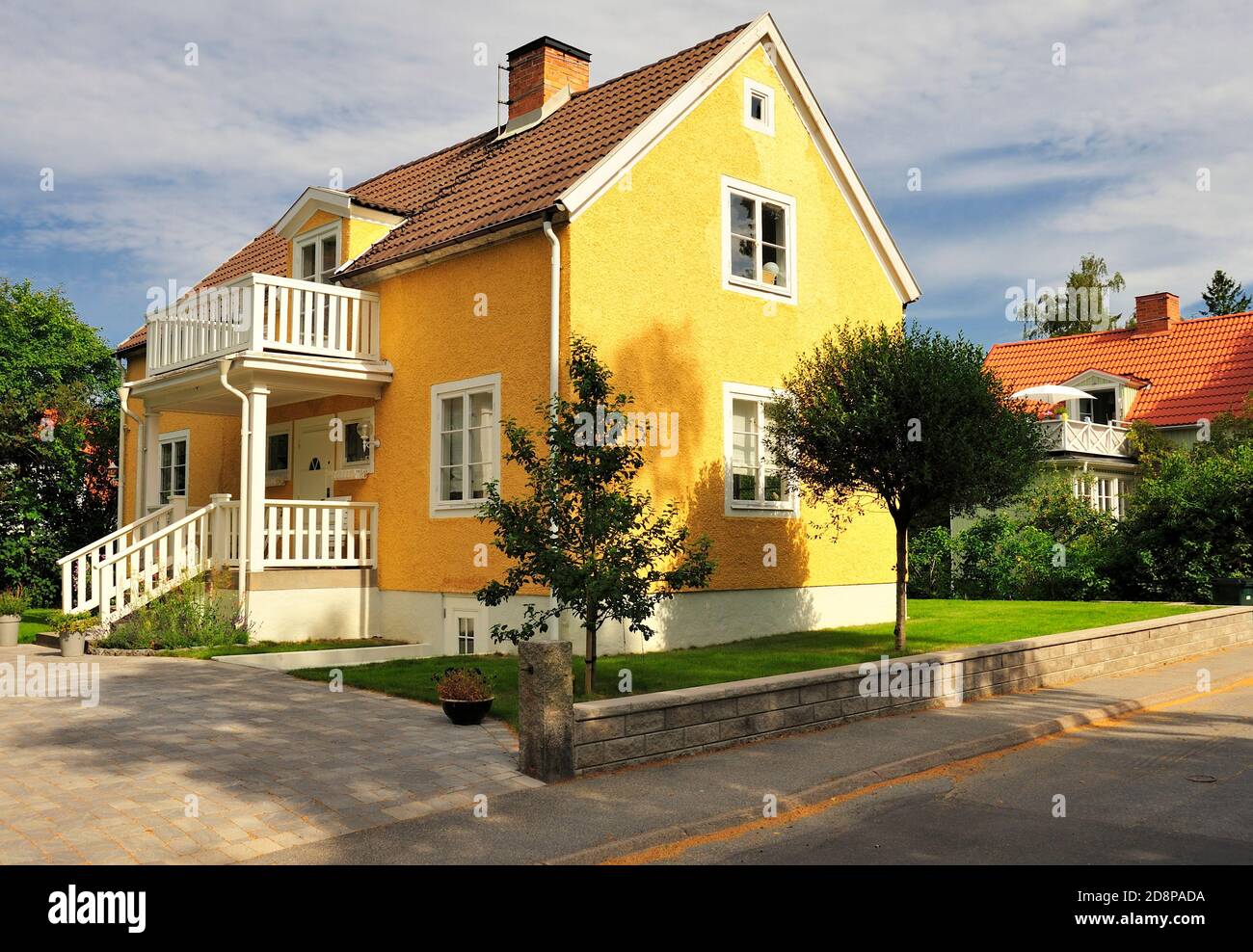 Swedish Middle Class Home Bromma Sweden Stock Photo Alamy