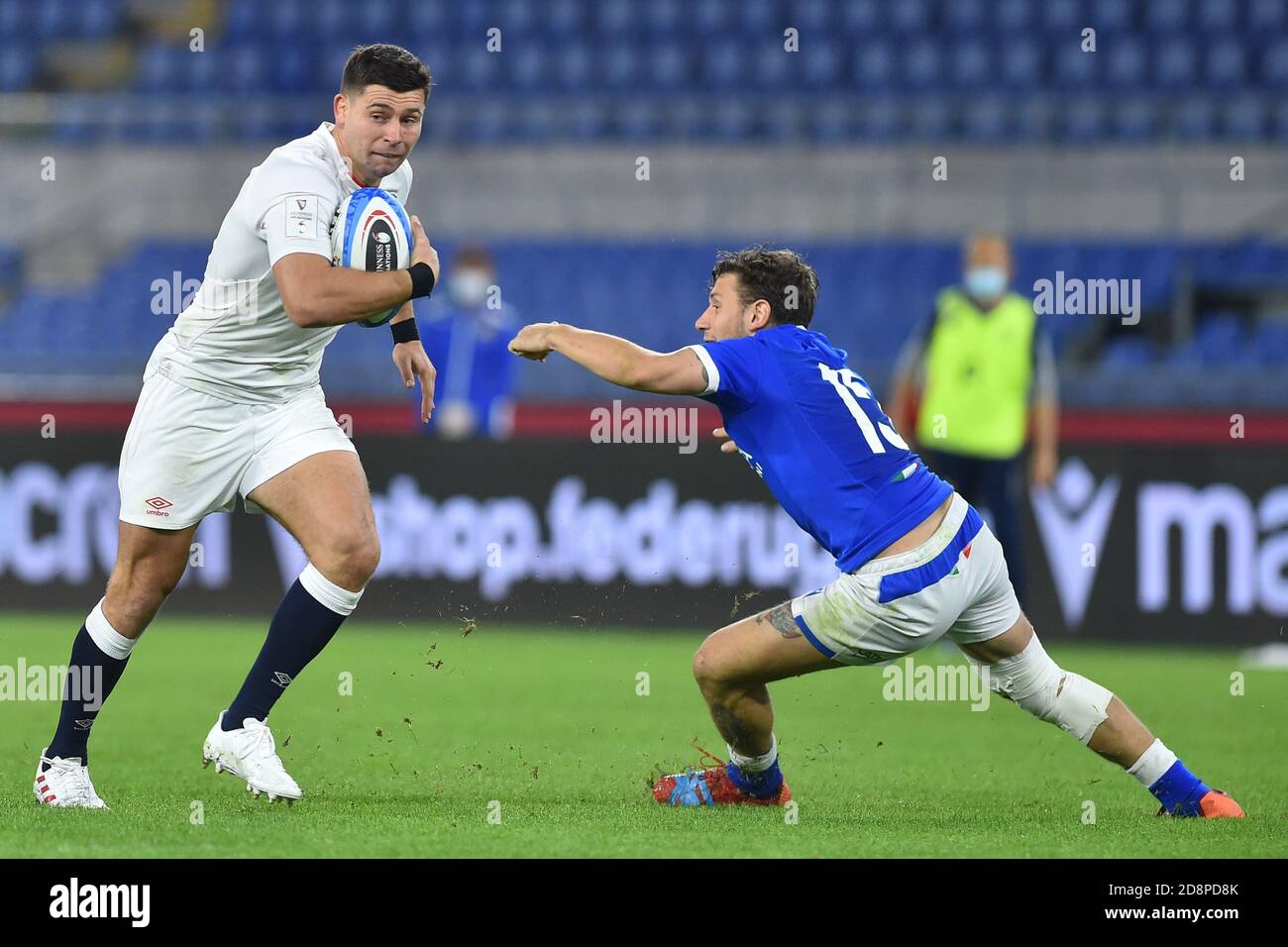 Rome, Ita. 31st Oct, 2020. Italy v England, Six Nation, Rugby, Rome, Italy - 31-10-2020 Credit: Independent Photo Agency/Alamy Live News Stock Photo