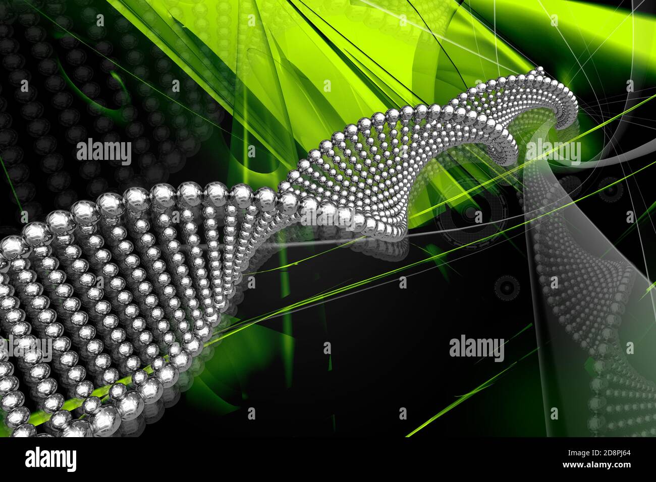 3D multi use DNA In digital color background Stock Photo - Alamy