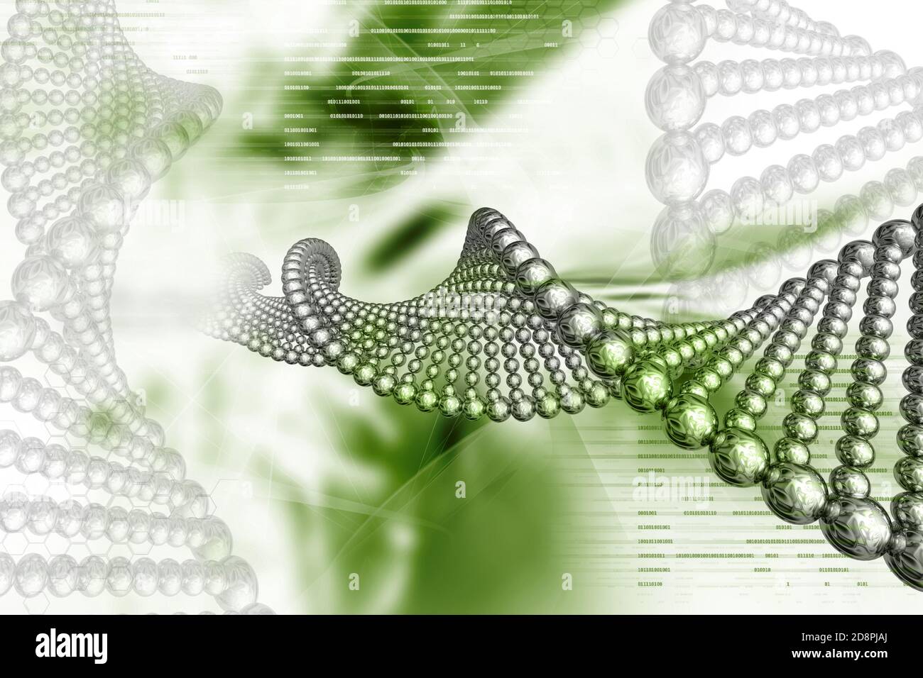 Digital illustration of DNA in color background Stock Photo - Alamy