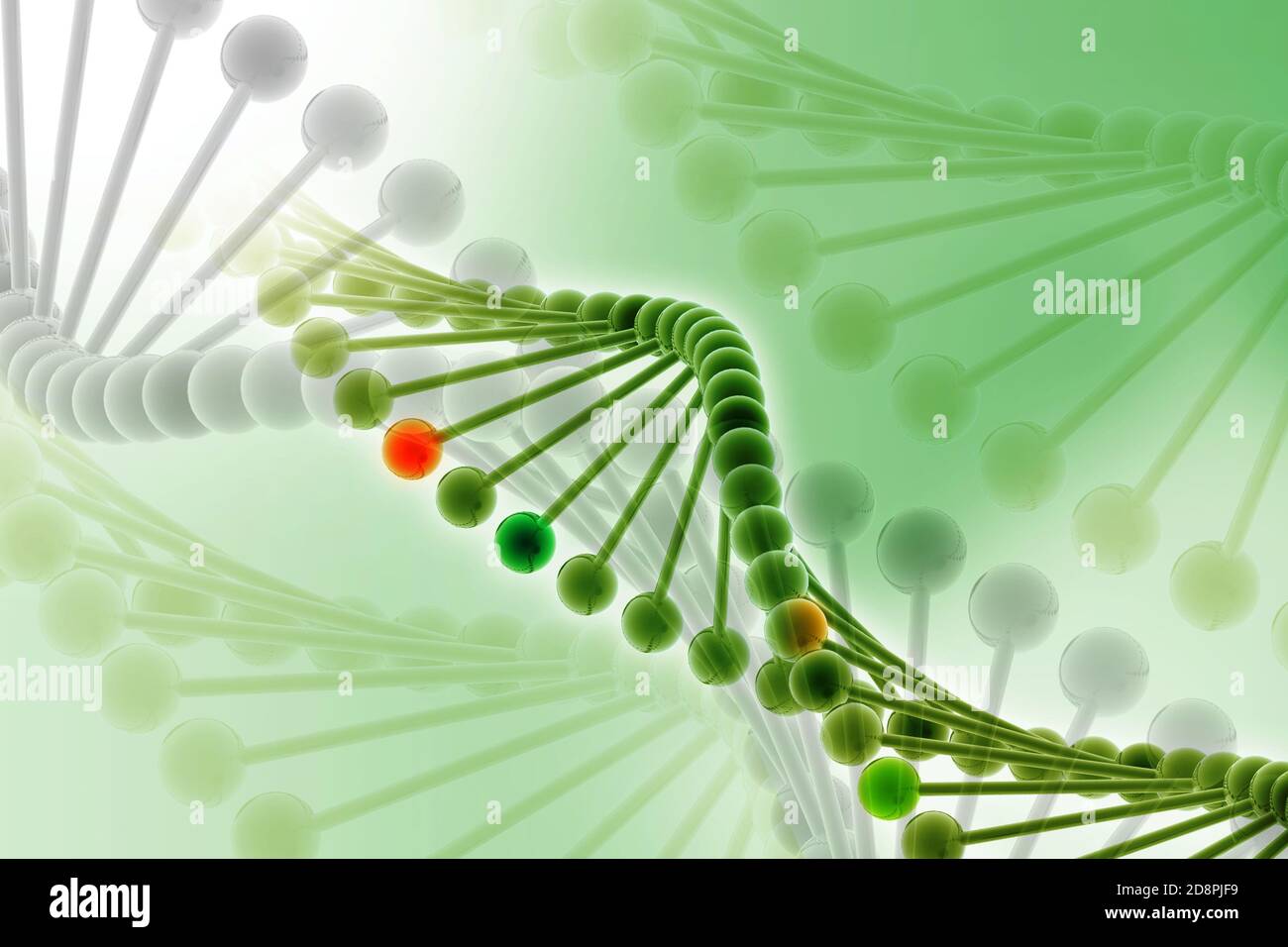 3d illustration of DNA in abstract background Stock Photo - Alamy