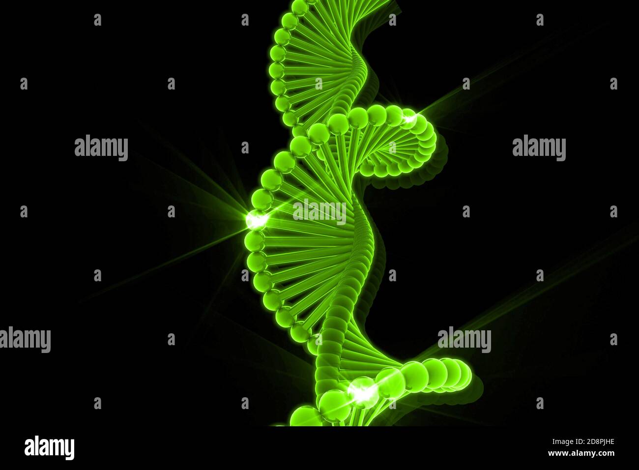 3d illustration of DNA in abstract background Stock Photo - Alamy