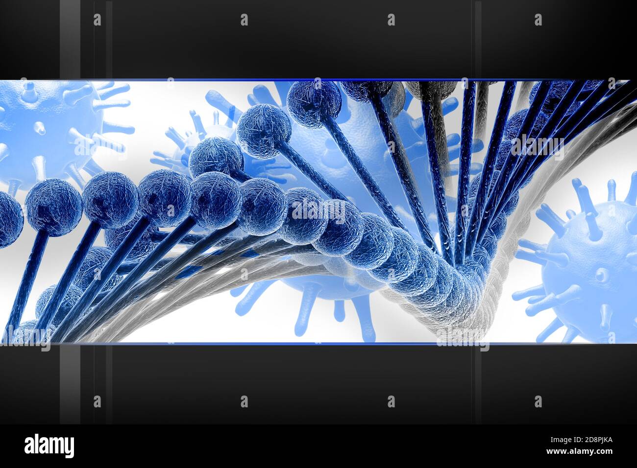 3d dna in color background Stock Photo - Alamy