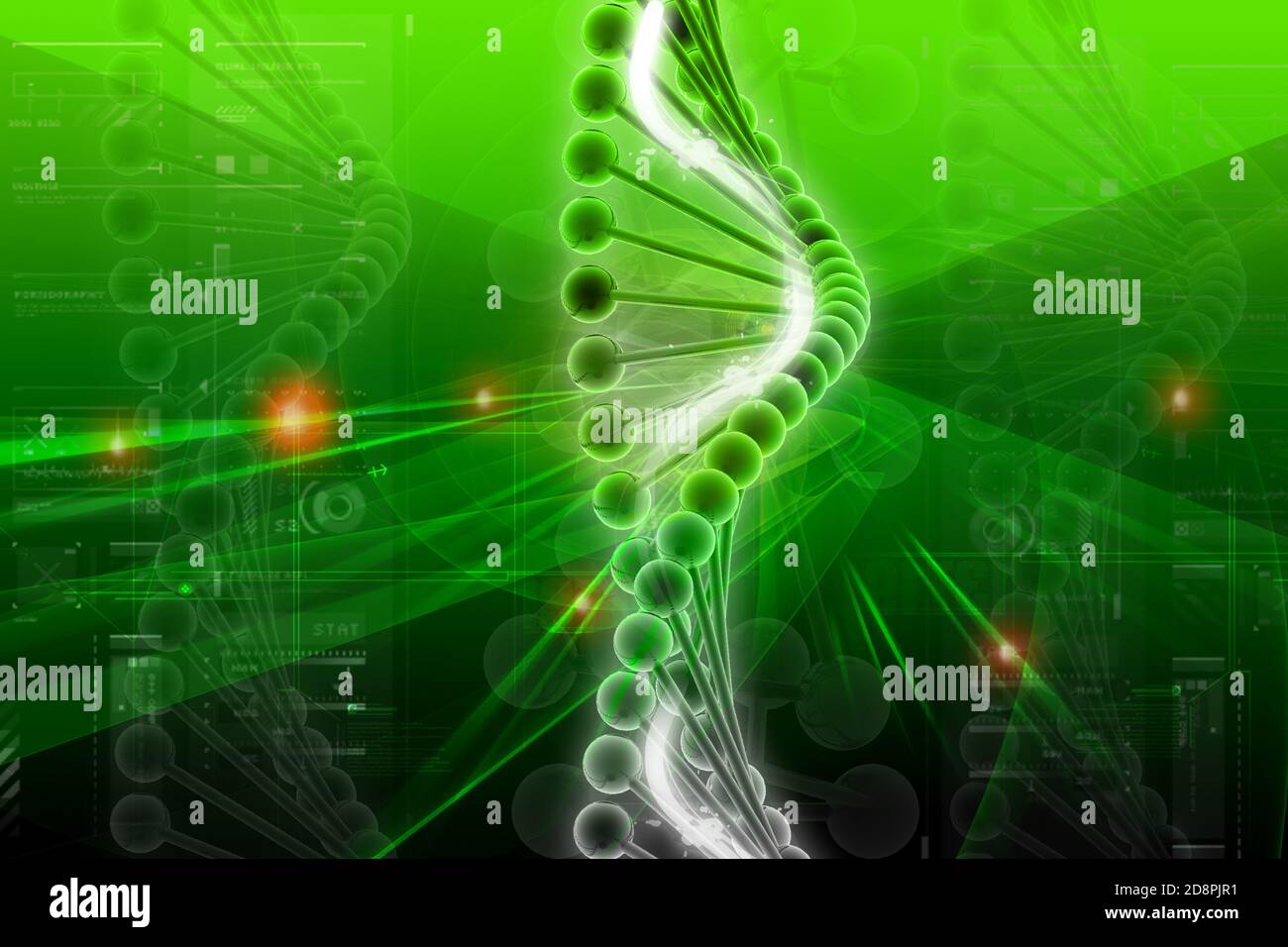 3d dna in color background Stock Photo - Alamy