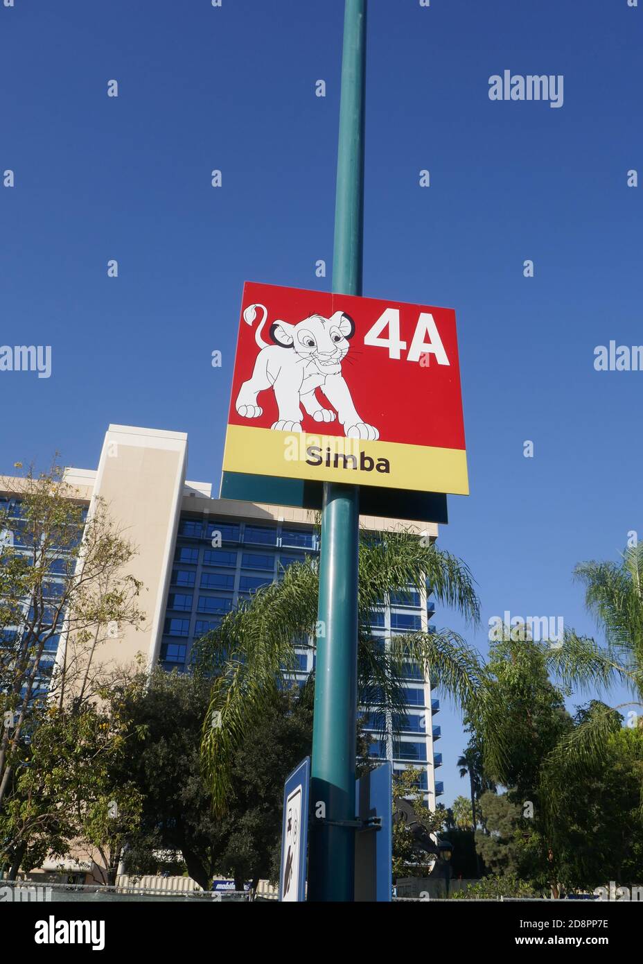 Anaheim, California, USA 30th October 2020 A general view of atmosphere of Simba Parking Lot and Downtown Disney on October 30, 2020 in Anaheim, California, USA. Photo by Barry King/Alamy Stock Photo Stock Photo