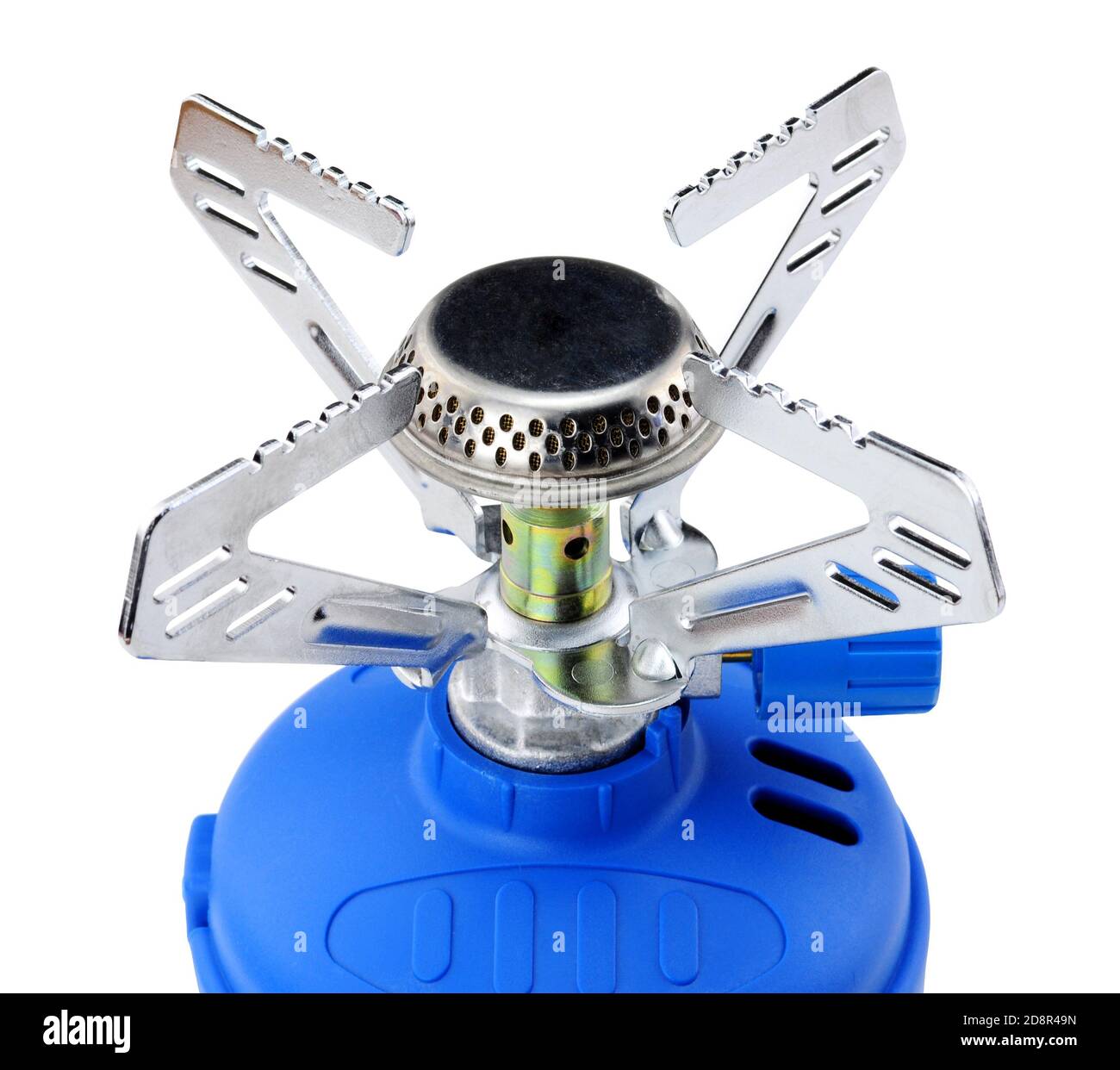 Camping Gas stove with butane gas canister Stock Photo - Alamy