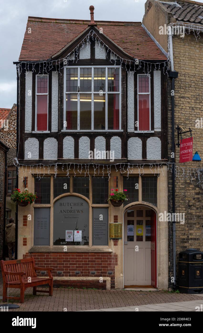 traditional solicitors office in an old fashioned building on the high