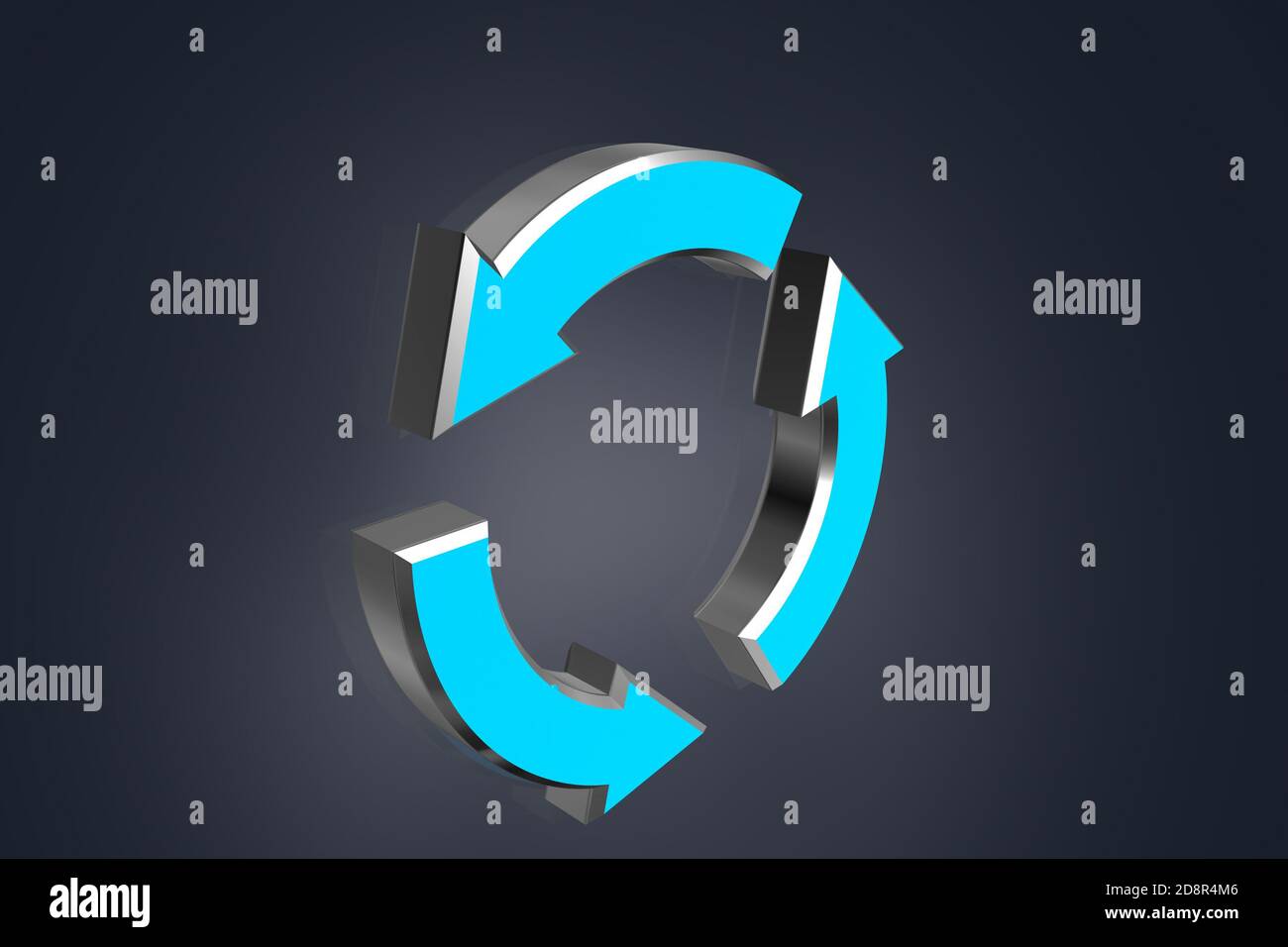 Grey arrows in circle hi-res stock photography and images - Alamy