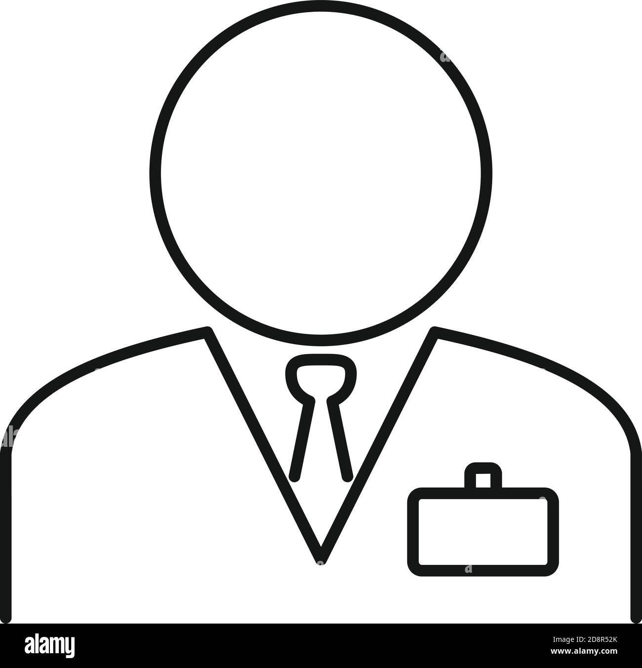 Business training manager icon, outline style Stock Vector Image & Art ...