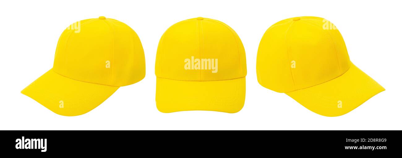 Download White Baseball Cap Mockup Front And Back View Isolated On White Background With Clipping Path Stock Photo Alamy