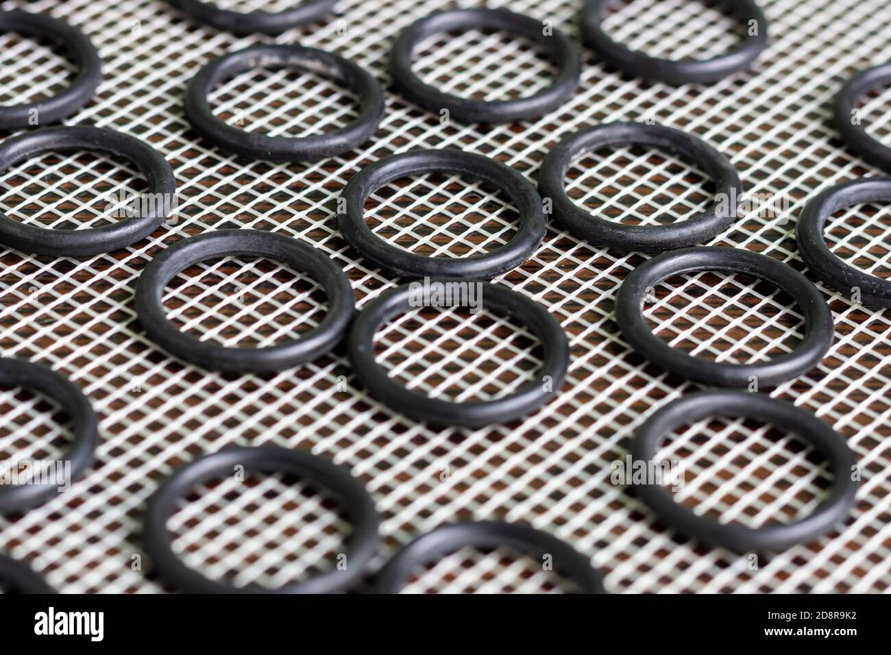 A set of rubber Orings used for sealing in hydraulic and pneumatic mechanisms Stock Photo Alamy