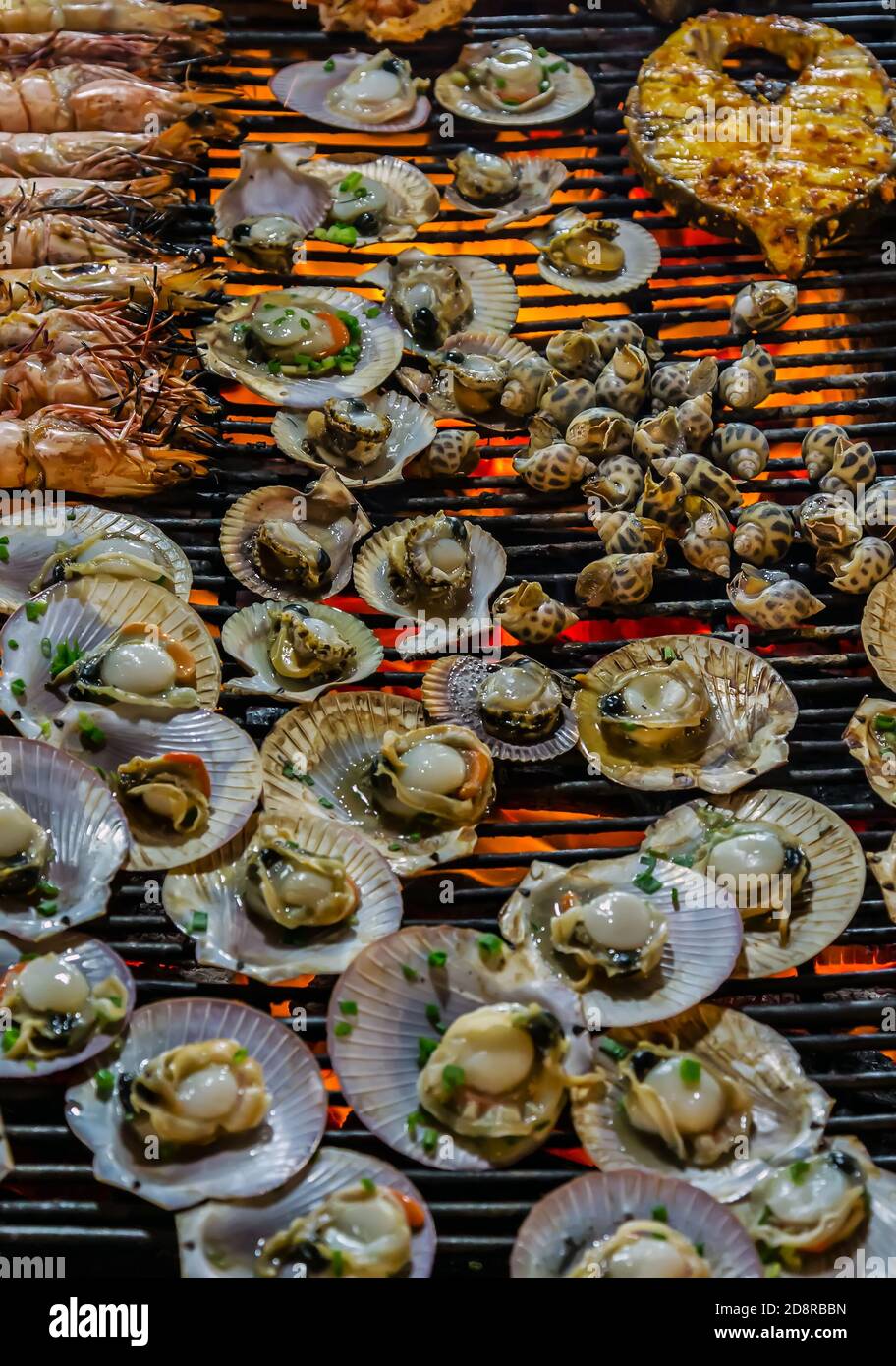 https://c8.alamy.com/comp/2D8RBBN/grilled-fresh-seafood-scallop-food-raw-background-seashell-clams-fish-meat-oyster-2D8RBBN.jpg