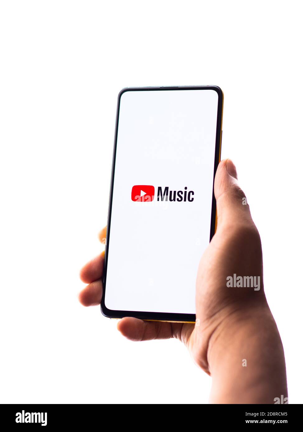 Assam India October 29 Youtube Music Logo On Phone Screen Stock Image Stock Photo Alamy