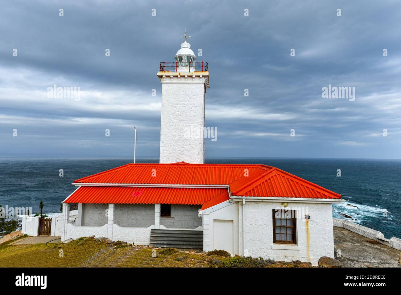 Cape St Blaize Lighthouse at Mossel Bay, Garden Route Africa is a