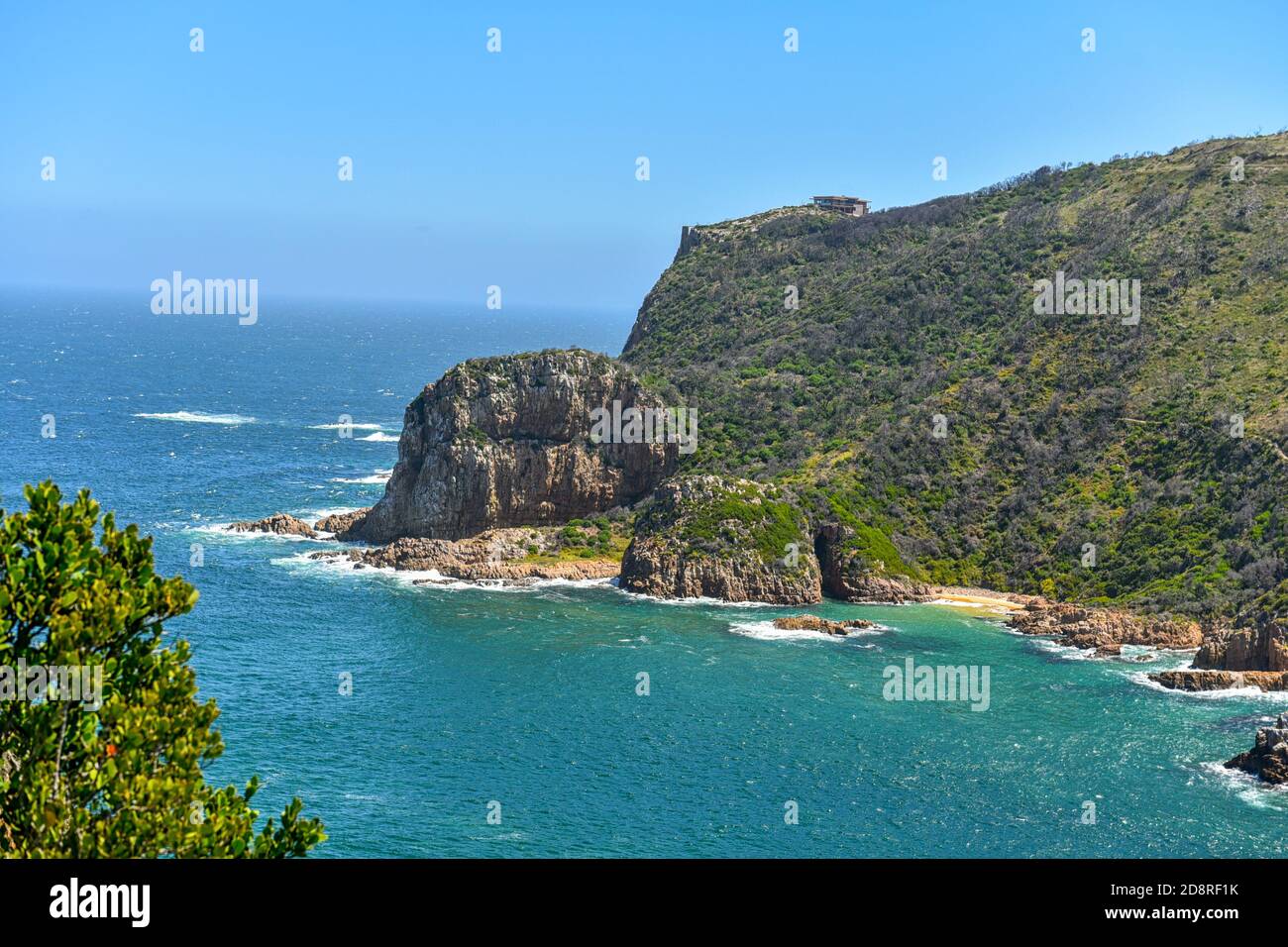 Knysna Heads in the Garden Route, South Africa is among the top attractions in the country Stock Photo