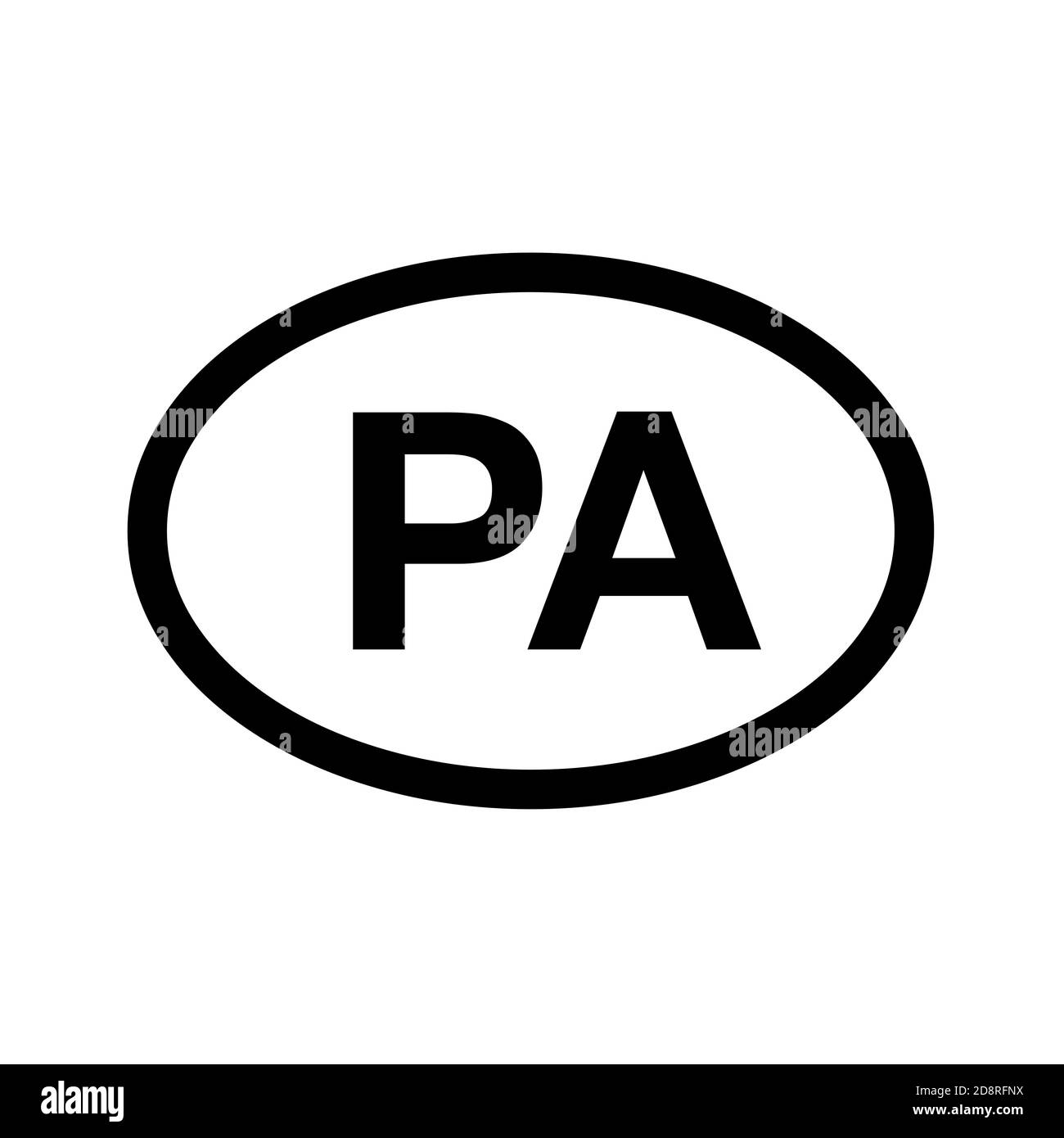 Country code vehicle registration Panama Stock Photo Alamy