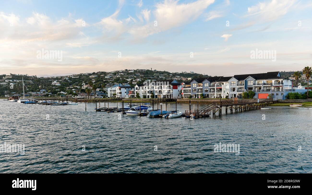 Panorama of Knysna, Garden Route, South Africa Stock Photo