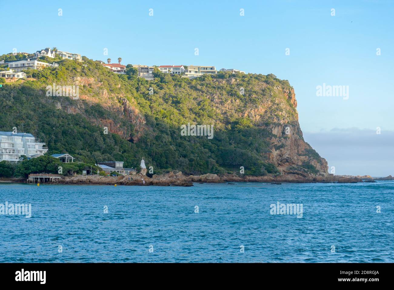 Knysna Heads in the Garden Route, South Africa is among the top attractions in the country Stock Photo