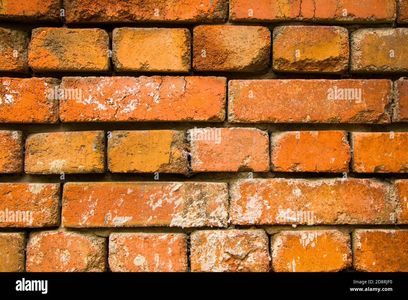 brick wall background and texture close-up, red color Stock Photo - Alamy
