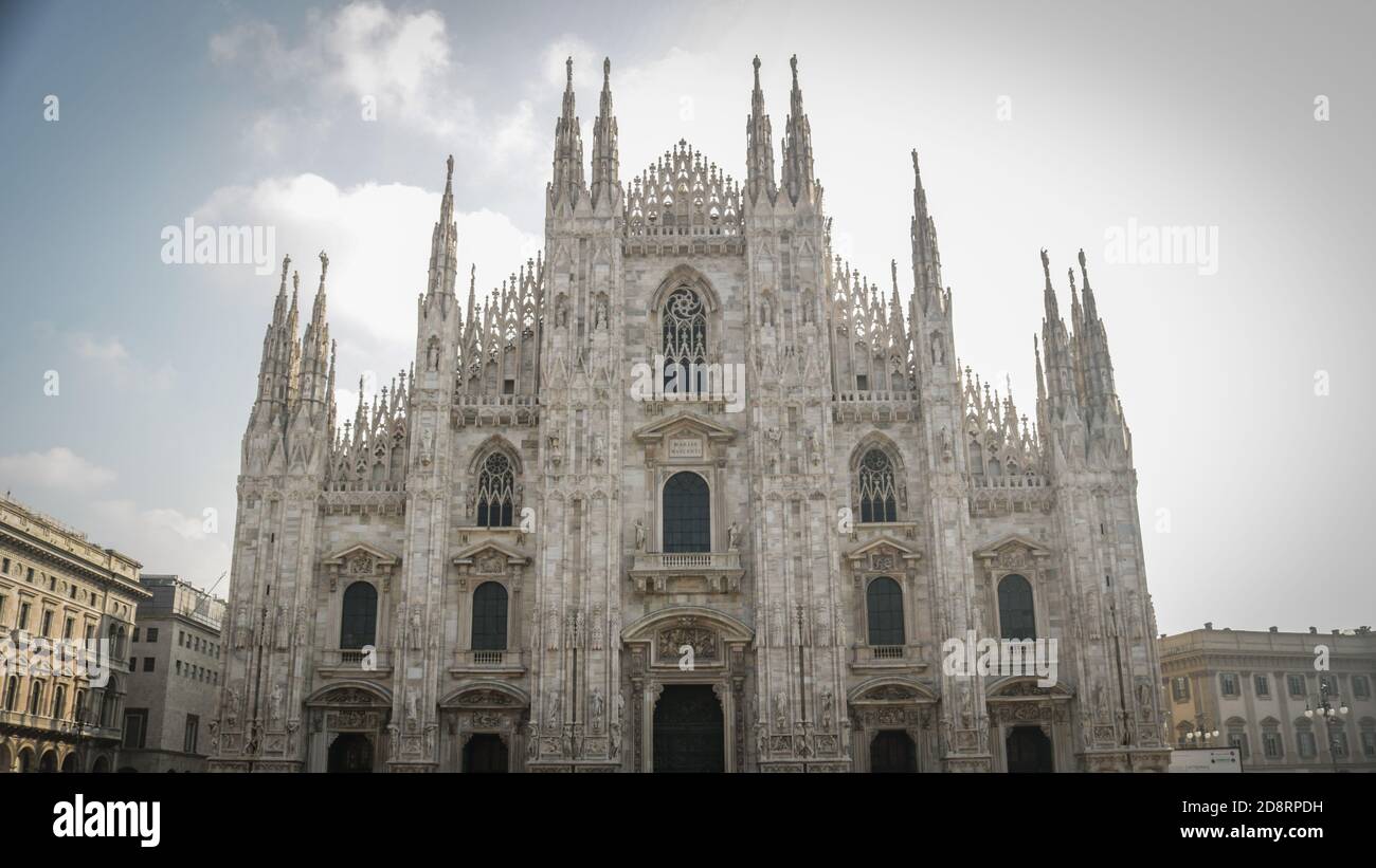 The Duomo of Milan by day Stock Photo