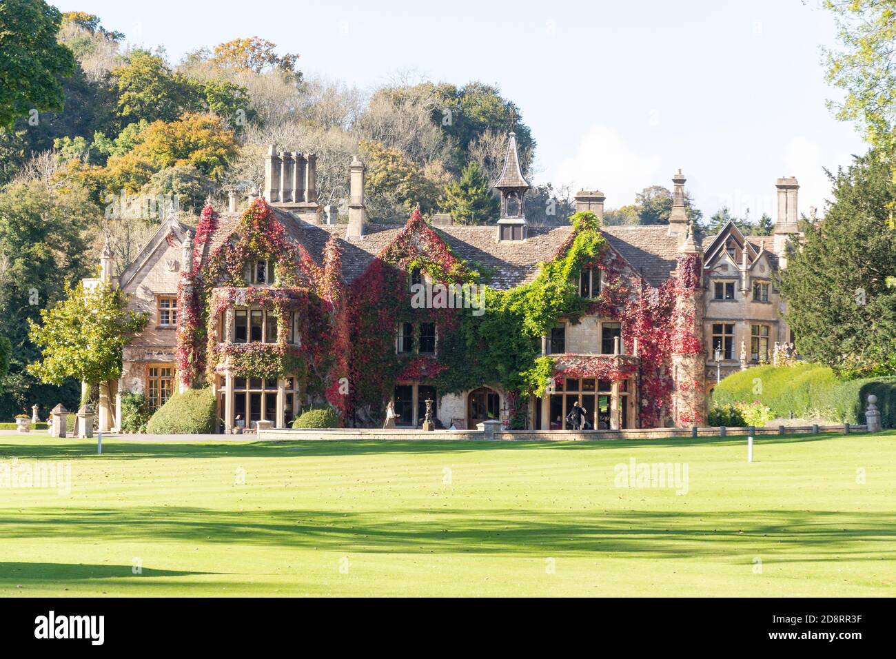 The Manor House Hotel and gardens, The St, Castle Combe, Wiltshire