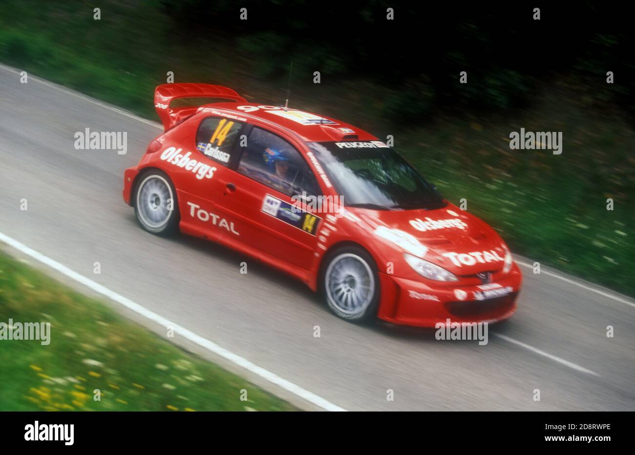 Daniel Carlsson and Mattias Andersson, SWE, WRC Deutschland Rallye 2004 Stock Photo