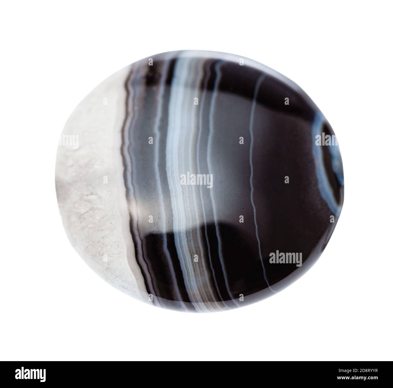 Black and white striped gemstone online
