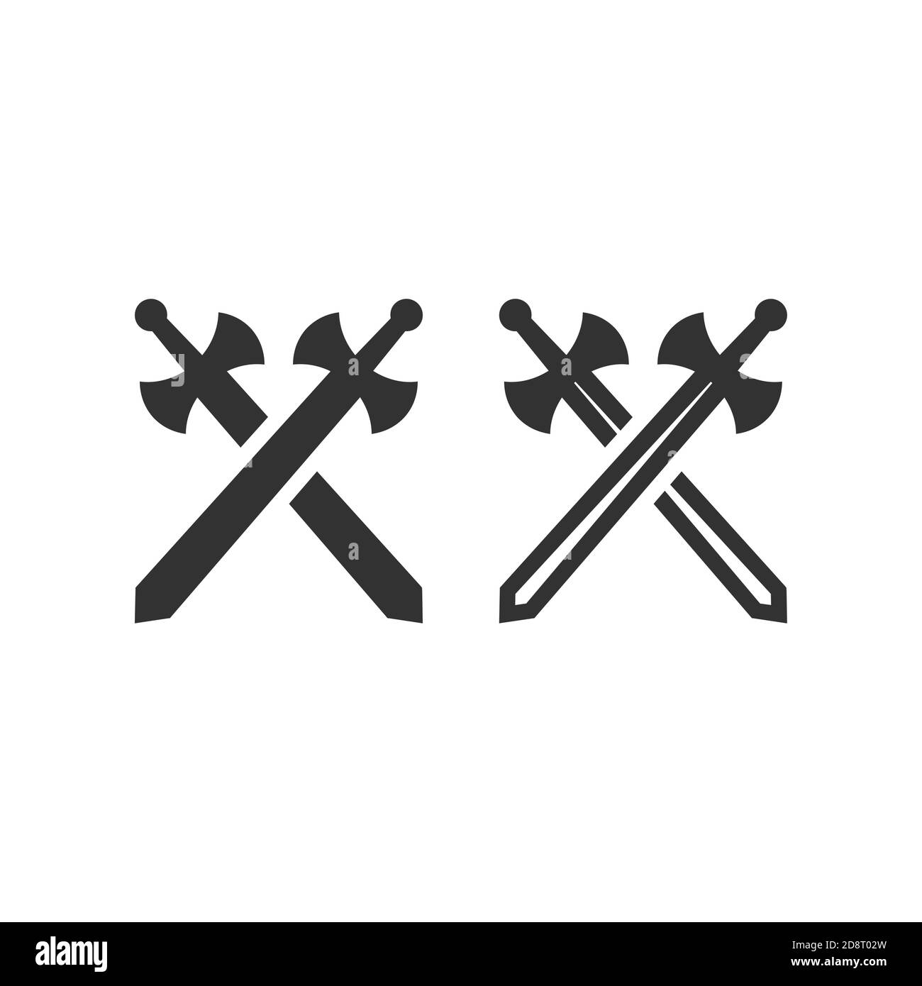 Crossed swords Cut Out Stock Images & Pictures - Alamy