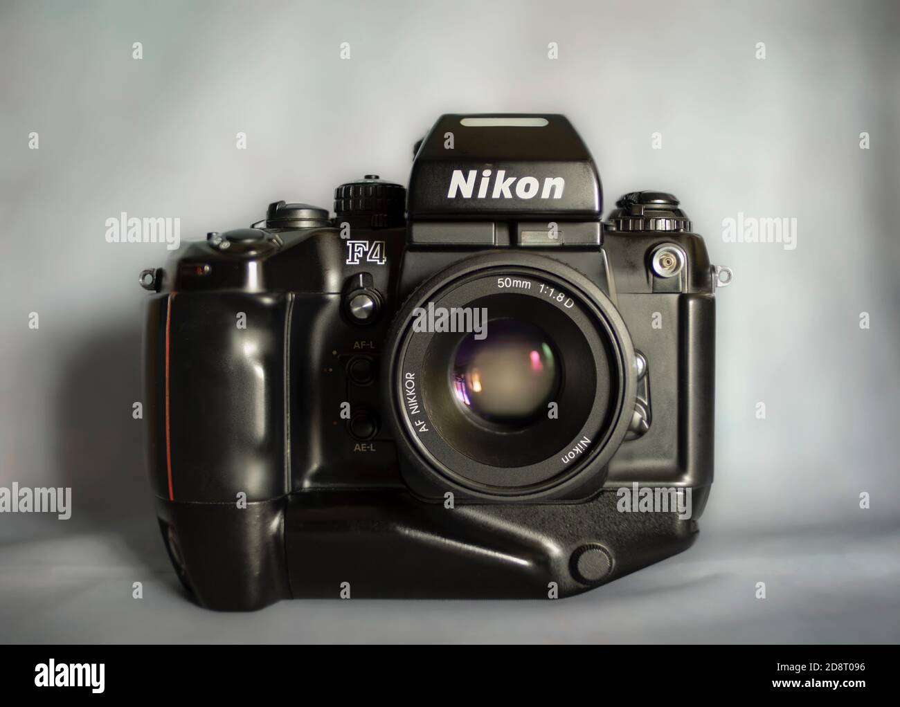 Nikon F4 Film Camera Stock Photo