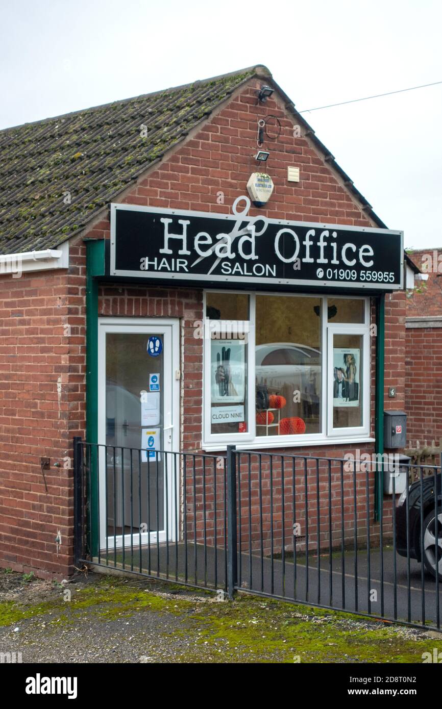 Head Office hairdressing salon Stock Photo Alamy