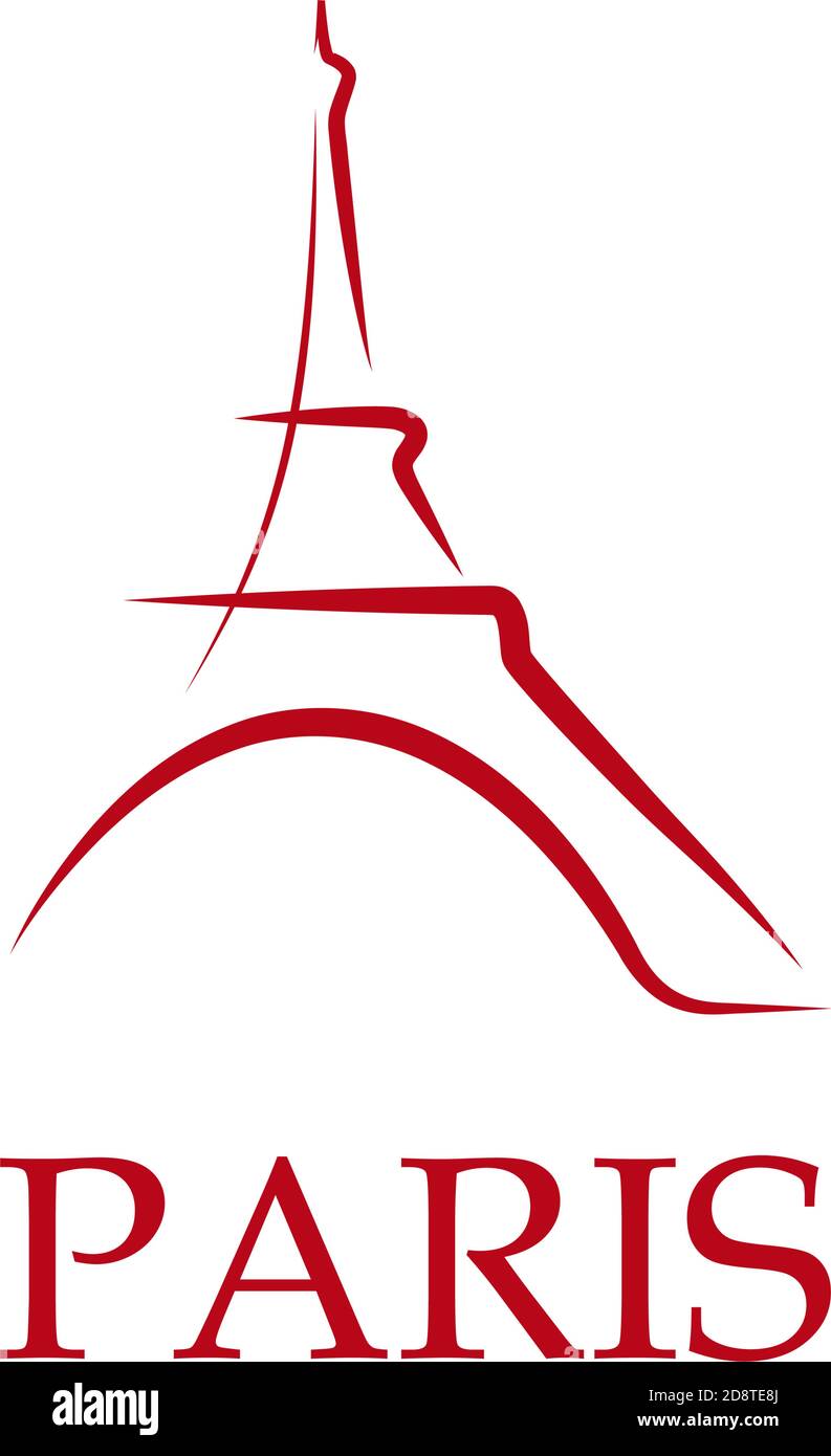 Vector Drawing sign Paris Stock Vector Image & Art - Alamy