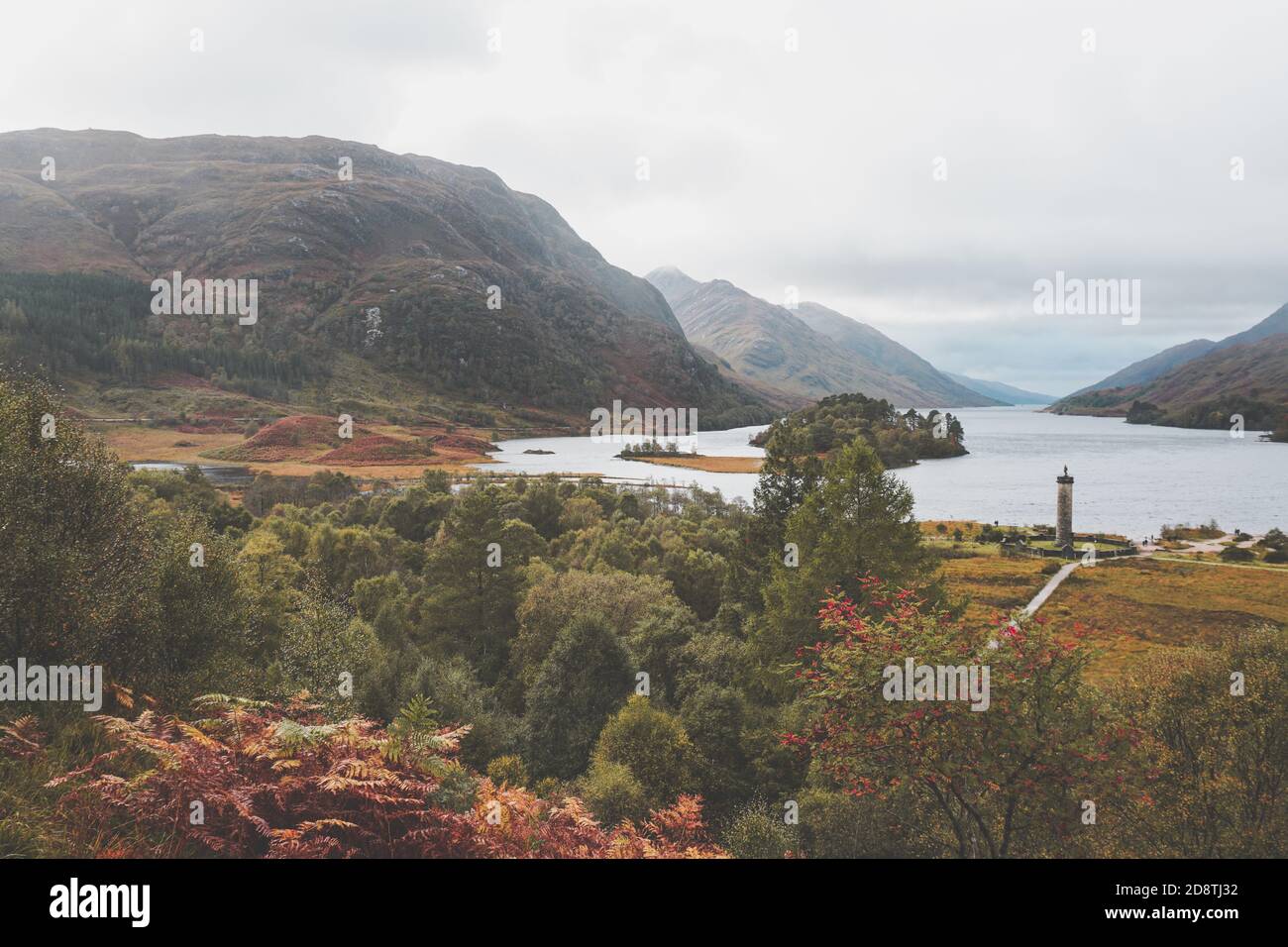 Autumn Weather in the Scottish Highlands Stock Photo