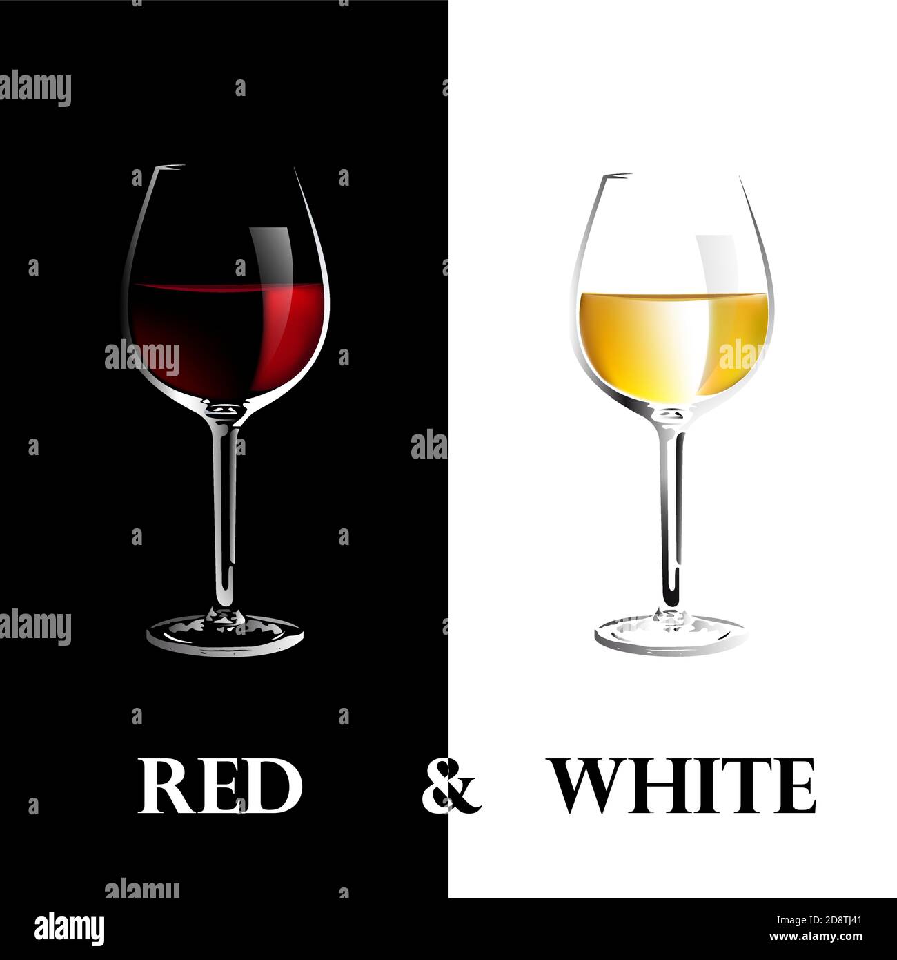 Vector wine list Stock Vector
