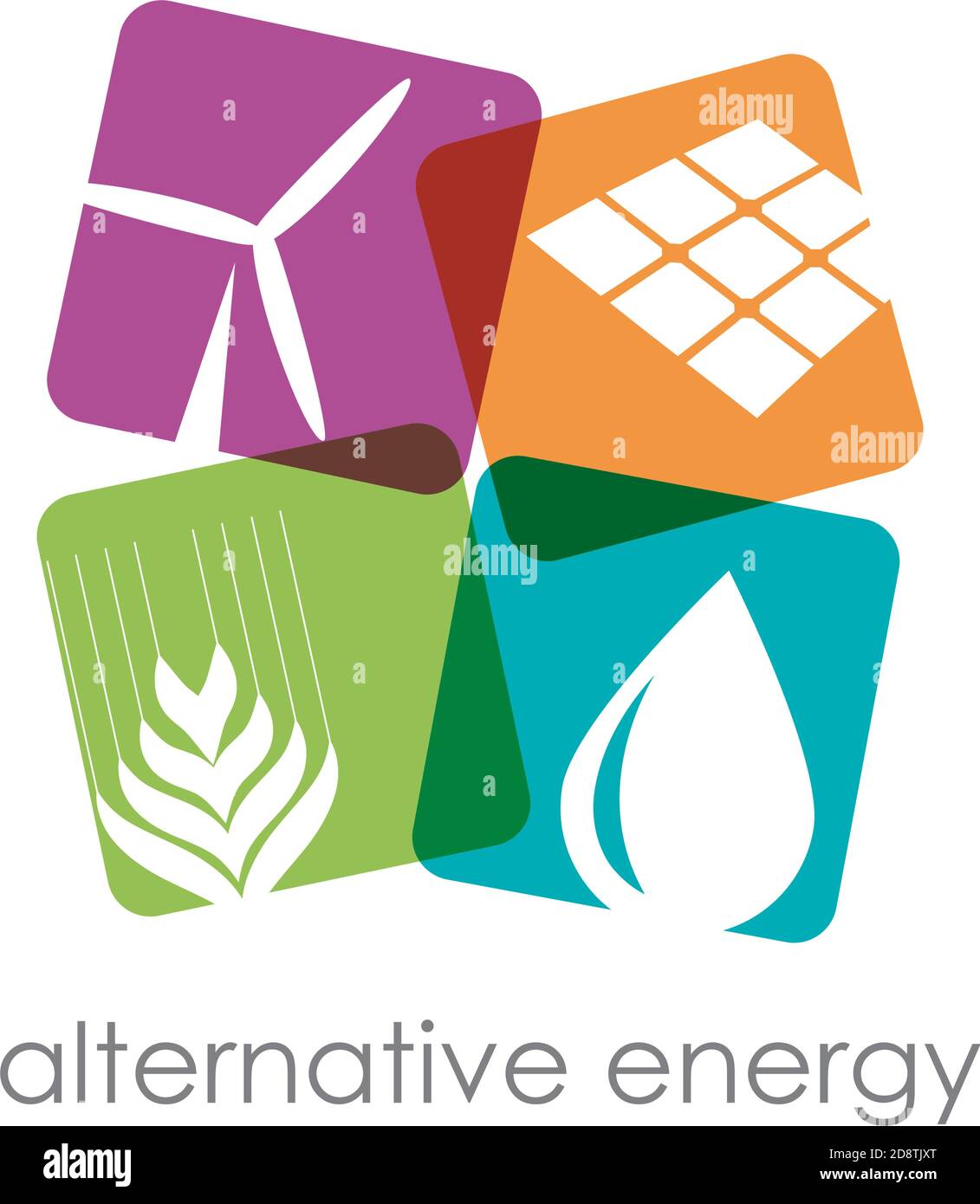 Vector sign alternative energy Stock Vector