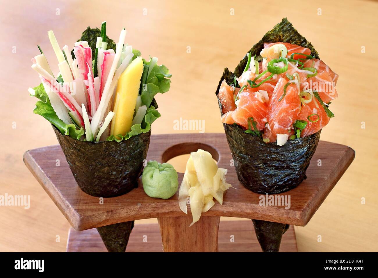 various dishes of Japanese cuisine Stock Photo