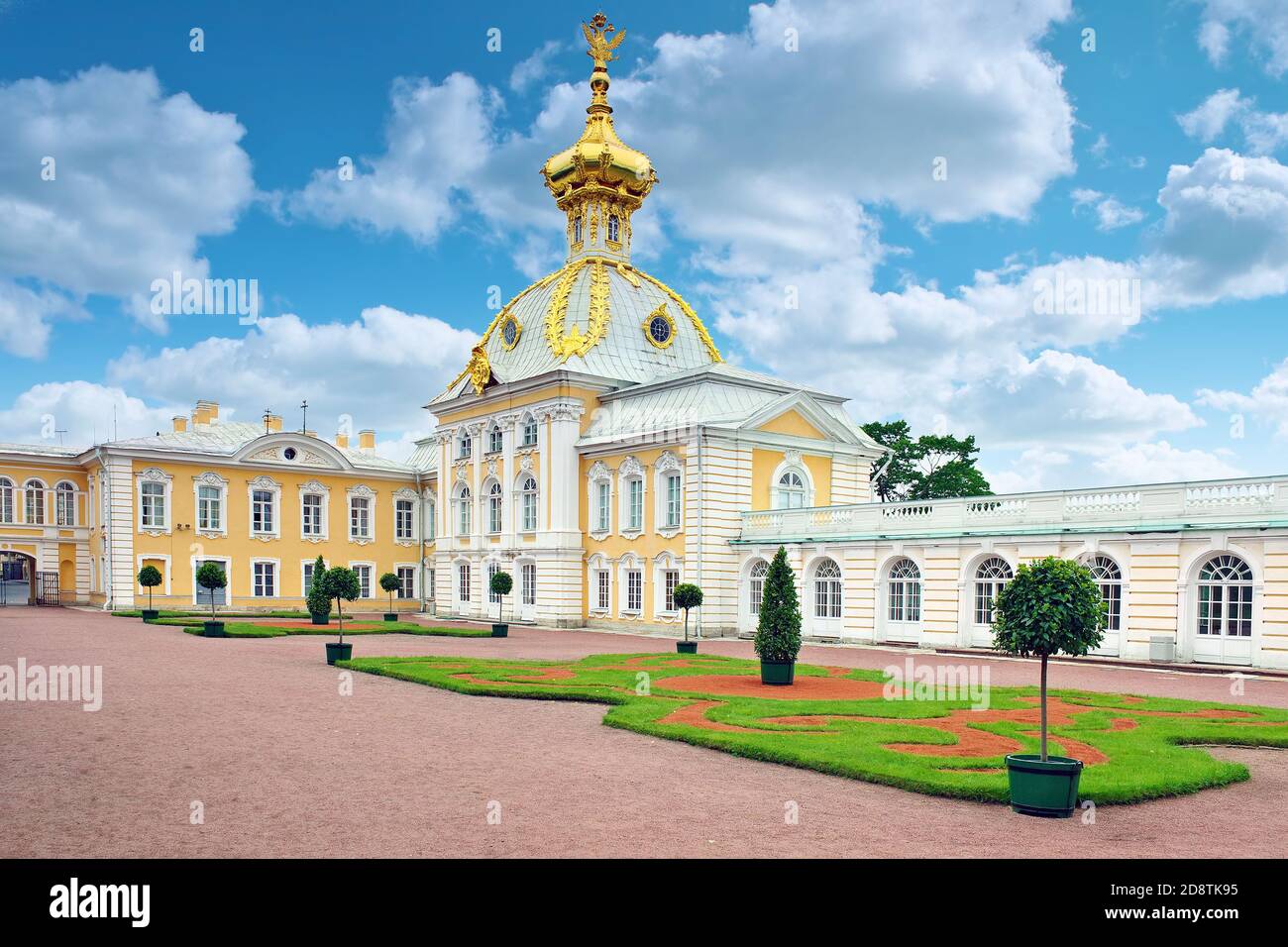 St. Petersburg is a Russian port city on the Baltic Sea. It was the imperial capital for 2 centuries, having been founded in 1703. Stock Photo