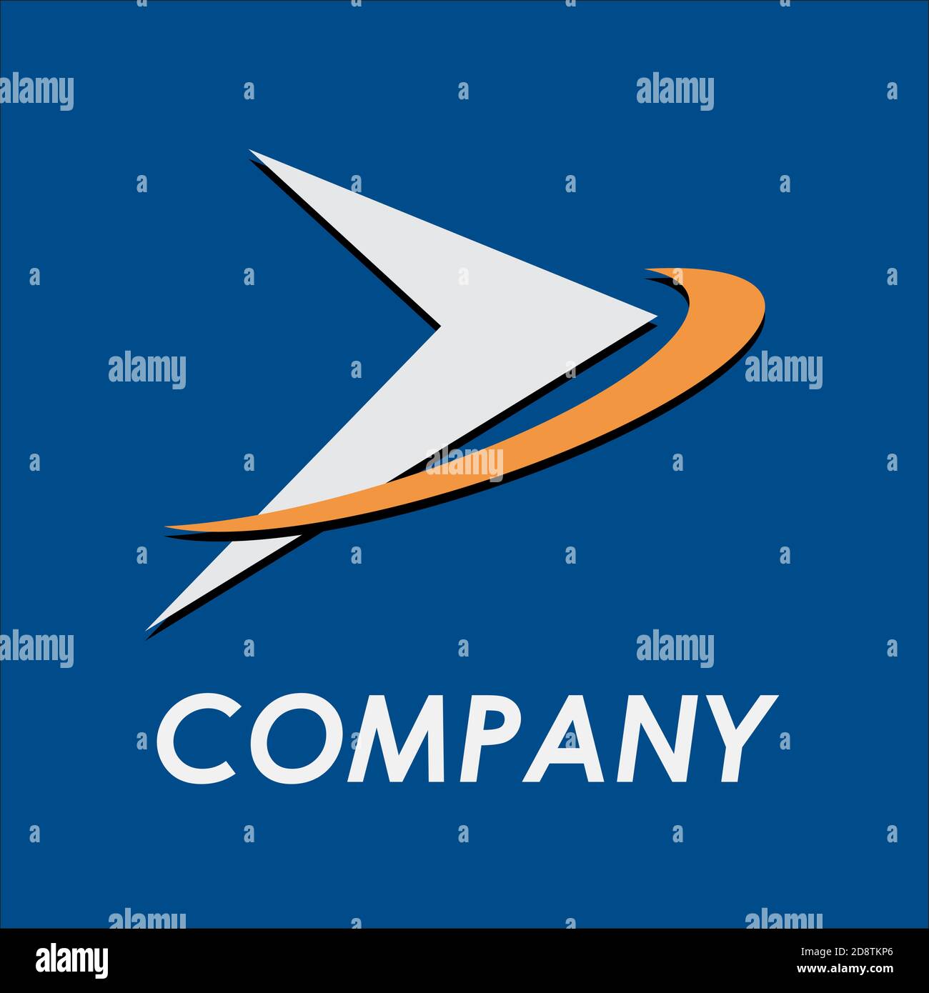 Vector logo abstract arrow in movement Stock Vector Image & Art - Alamy