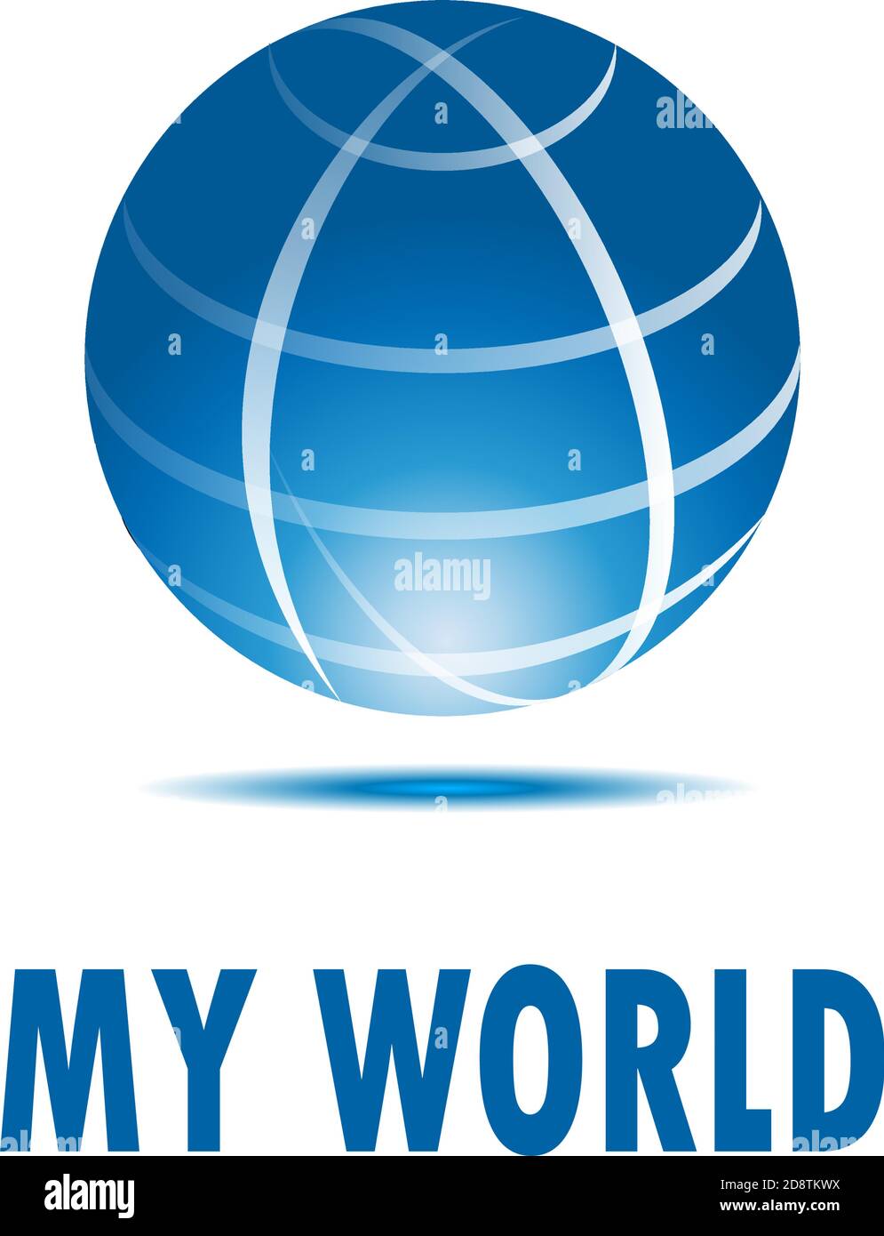 Vector sign Blue World Stock Vector Image & Art Alamy