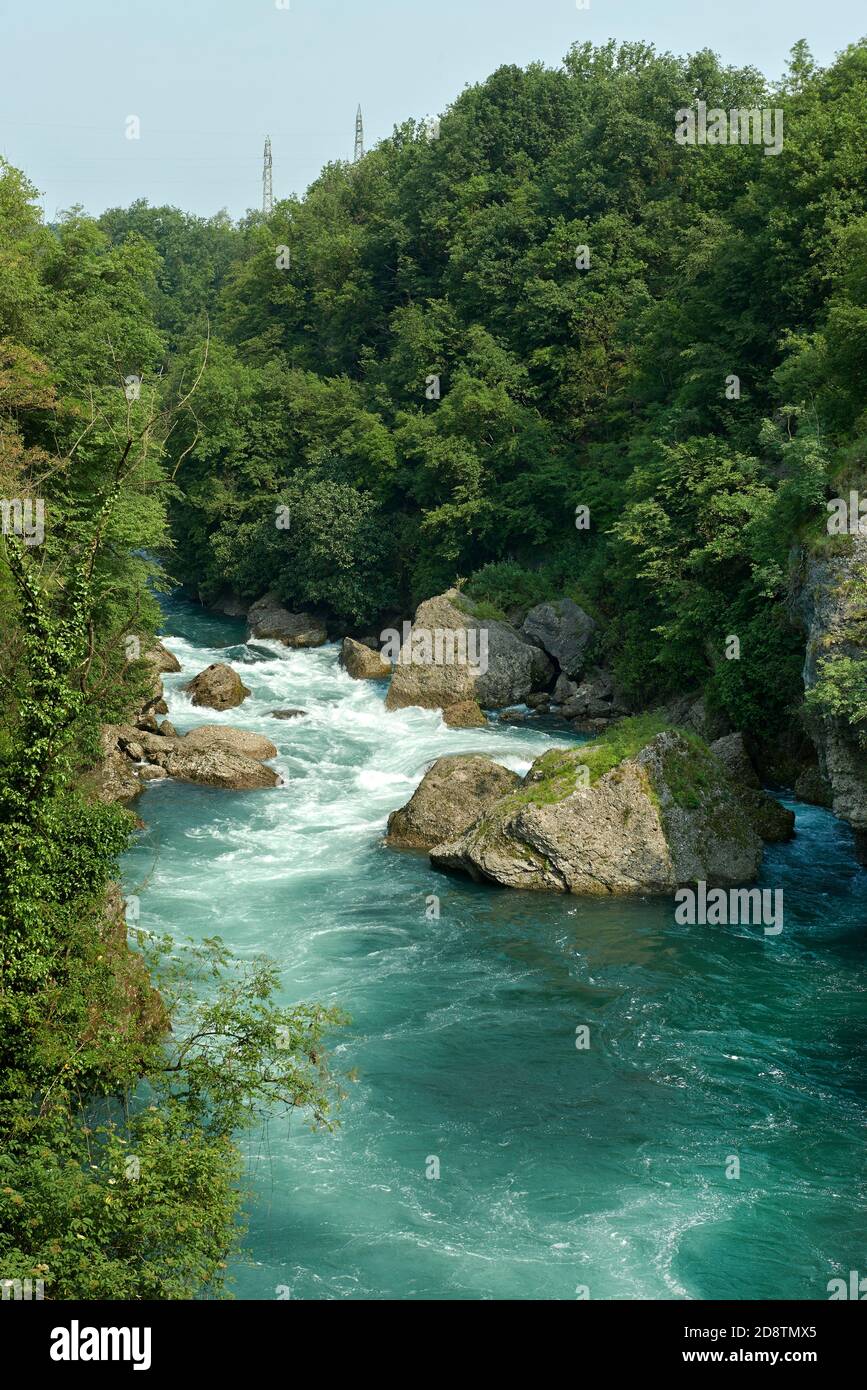 Paderno d'Adda (Lc), Italy, the River Adda Stock Photo - Alamy