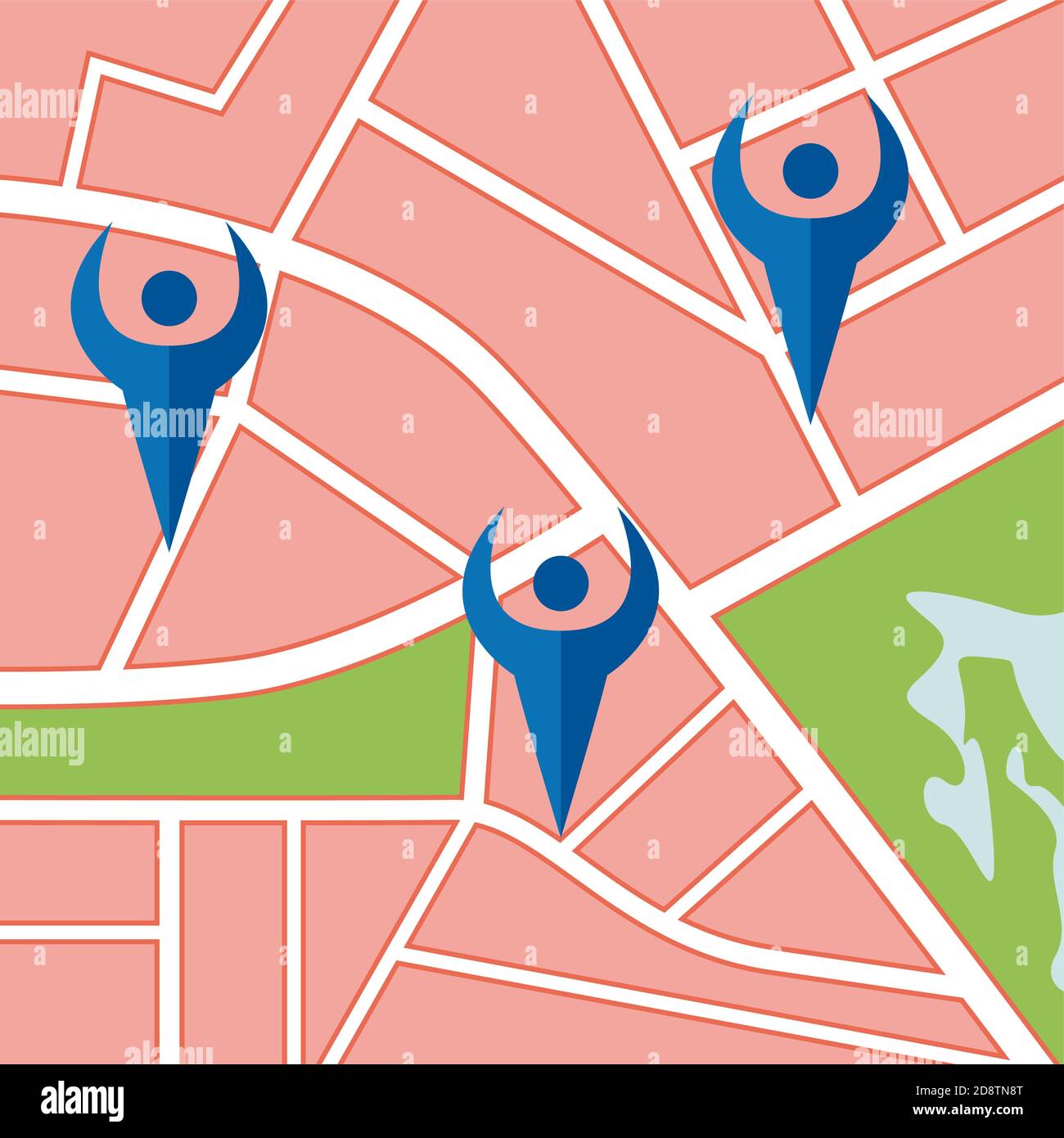 Points of interest map hires stock photography and images Alamy