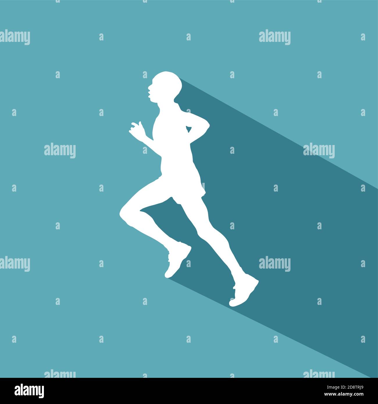 runner. Vector in flat design Stock Vector Image & Art Alamy