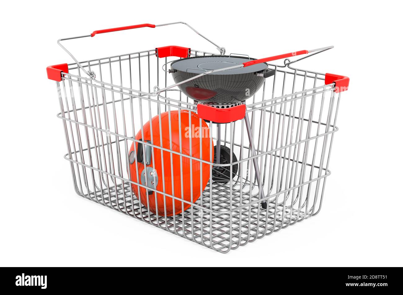 Download 3d Illustration Bbq Grill On High Resolution Stock Photography And Images Alamy