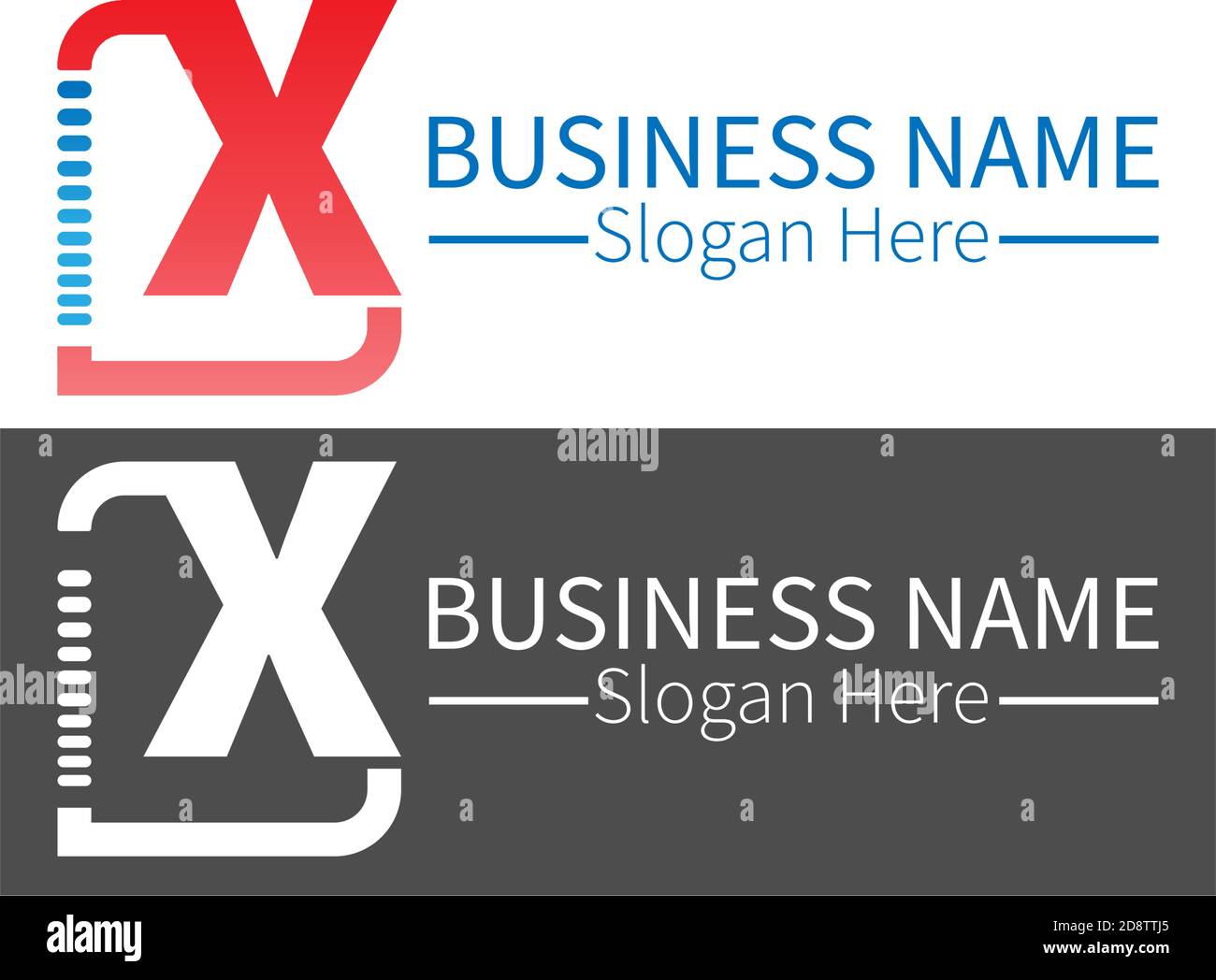 Letter X logo icon in squares design vector Stock Vector Image & Art