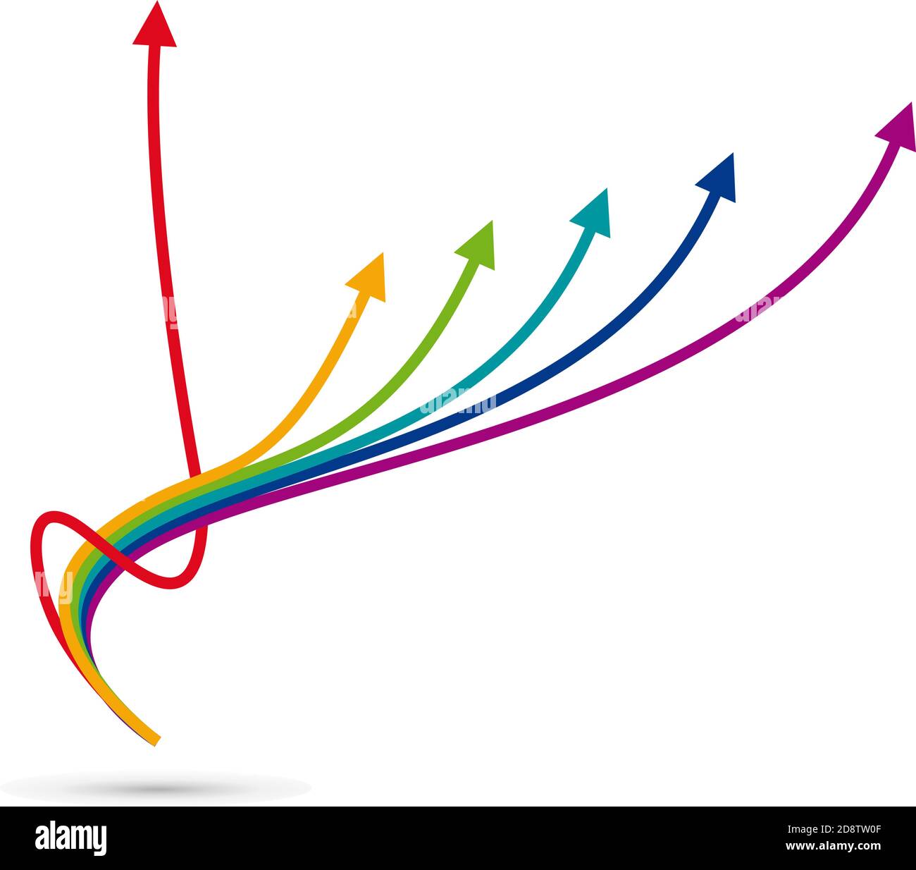 Vector colored arrows background Stock Vector Image & Art - Alamy