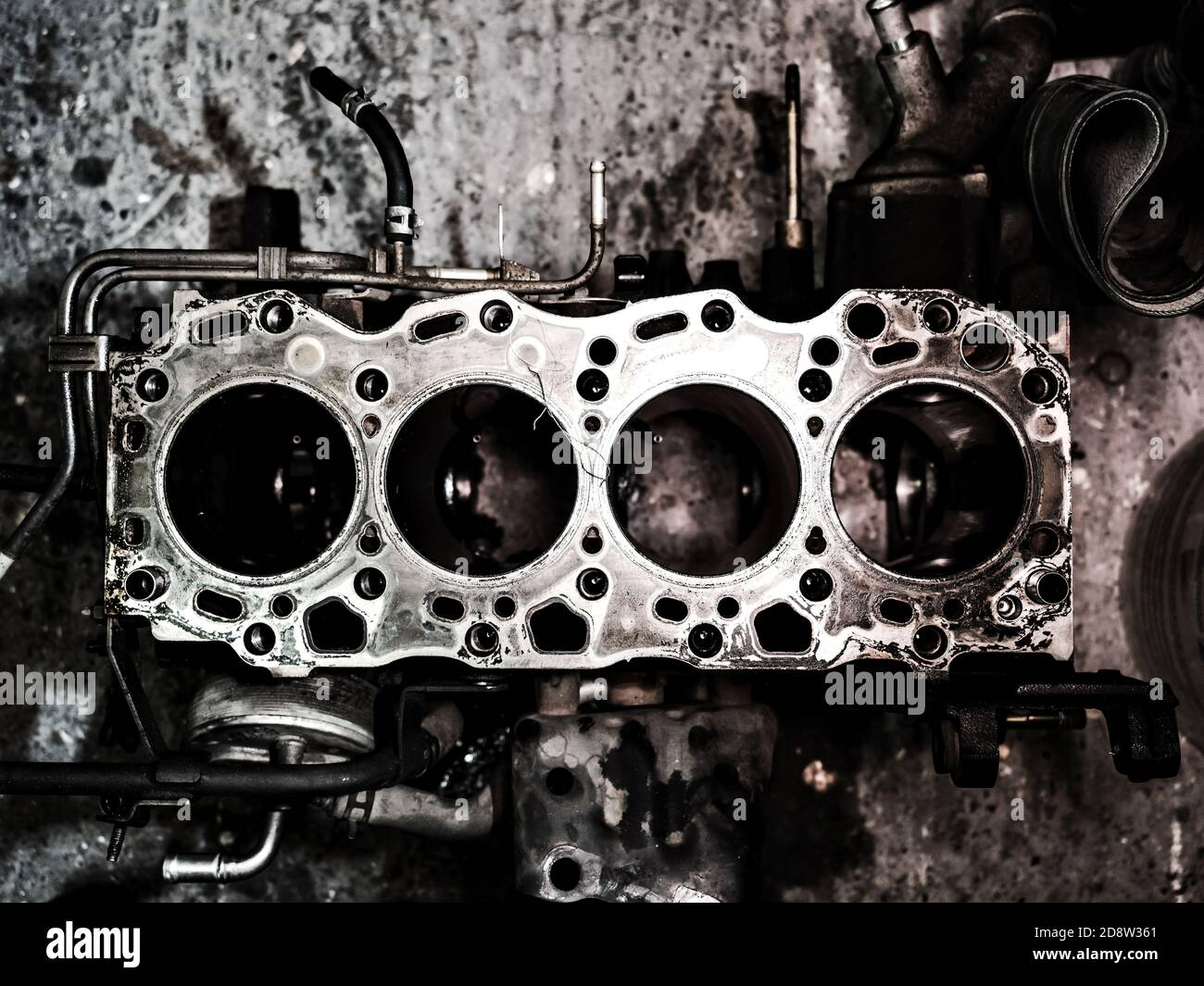 Go through the engine. Renew the engine. Repair the engine. Tools, oil