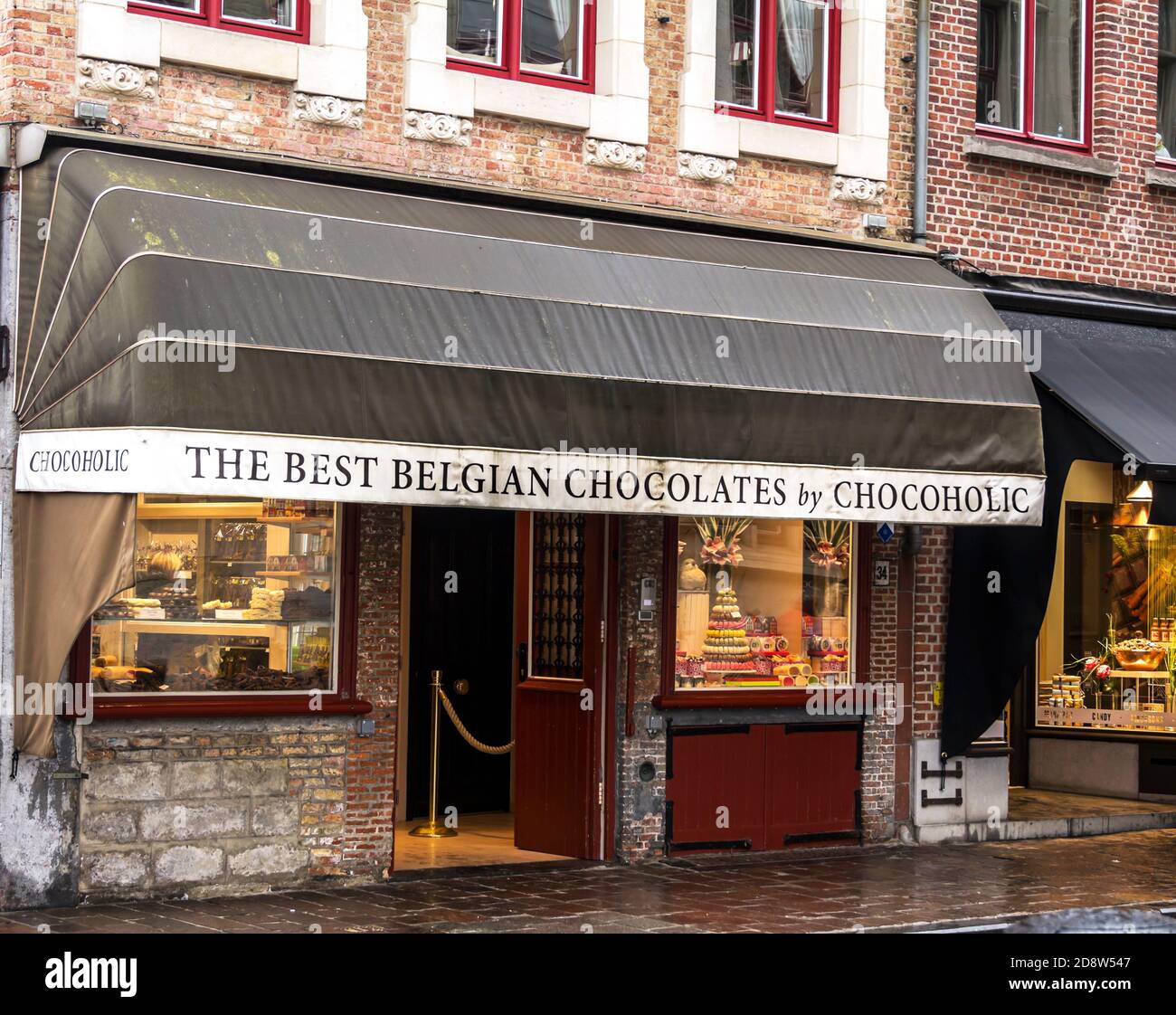 Bruges, Belgium Godiva Chocolate Store, Godiva Chocolatier is a