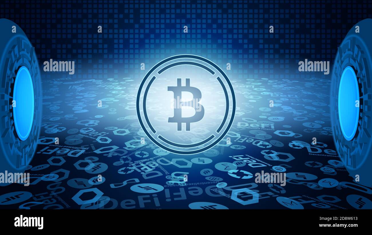 Wrapped Bitcoin WBTC token symbol of the DeFi system shining in the rays of  light. Cryptocurrency logo icon. Decentralized finance programs. Vector  Stock Vector Image & Art - Alamy