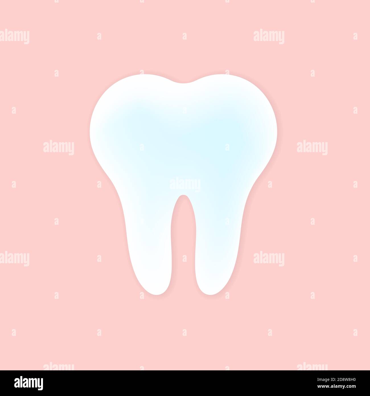 Tooth whitening and protection. Healthy tooth icon. Oral dental hygiene.  Teeth care. Flat design. Vector on isolated background. EPS 10 Stock Vector  Image & Art - Alamy