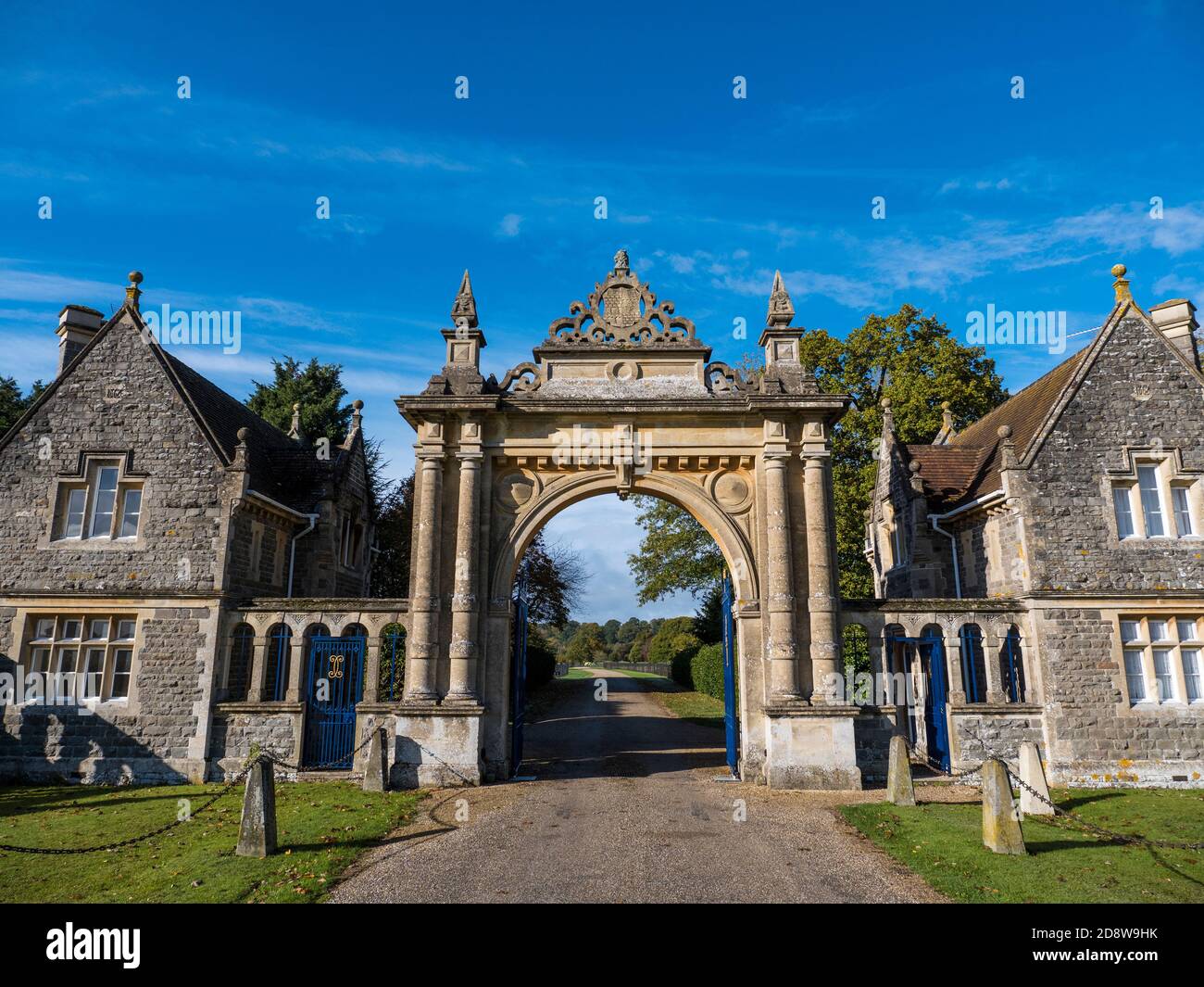Dramatic Entrance Gateway to the Englefield Estate, Englefield, Thale